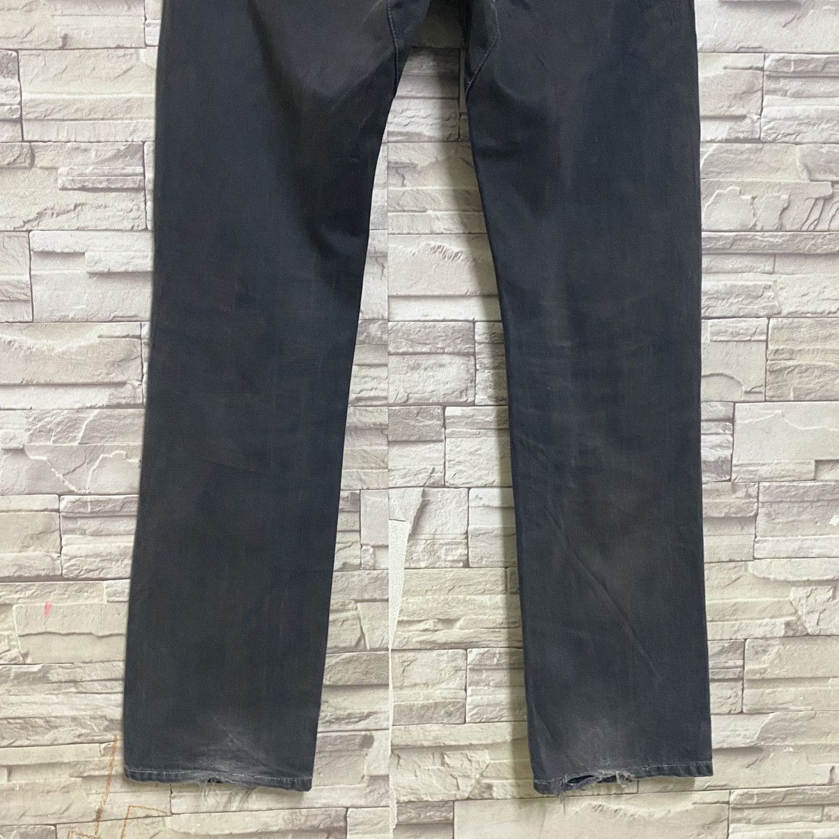 Karakuri Tamashii YEN JAPAN Distressed Denim Tiger Embroidery Jeans Zipper Size US 32 / EU 48 - 13 Thumbnail