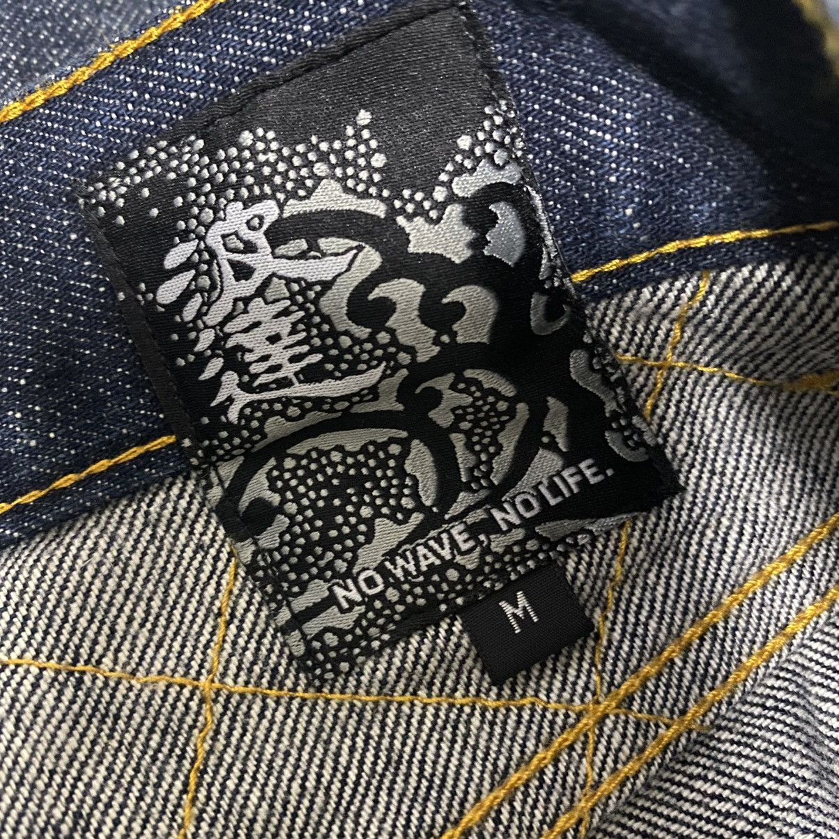 Karakuri Tamashii Japanese Brand NAMITATSU Denim Embroidery Fish Koi Jeans Size US 30 / EU 46 - 17 Thumbnail