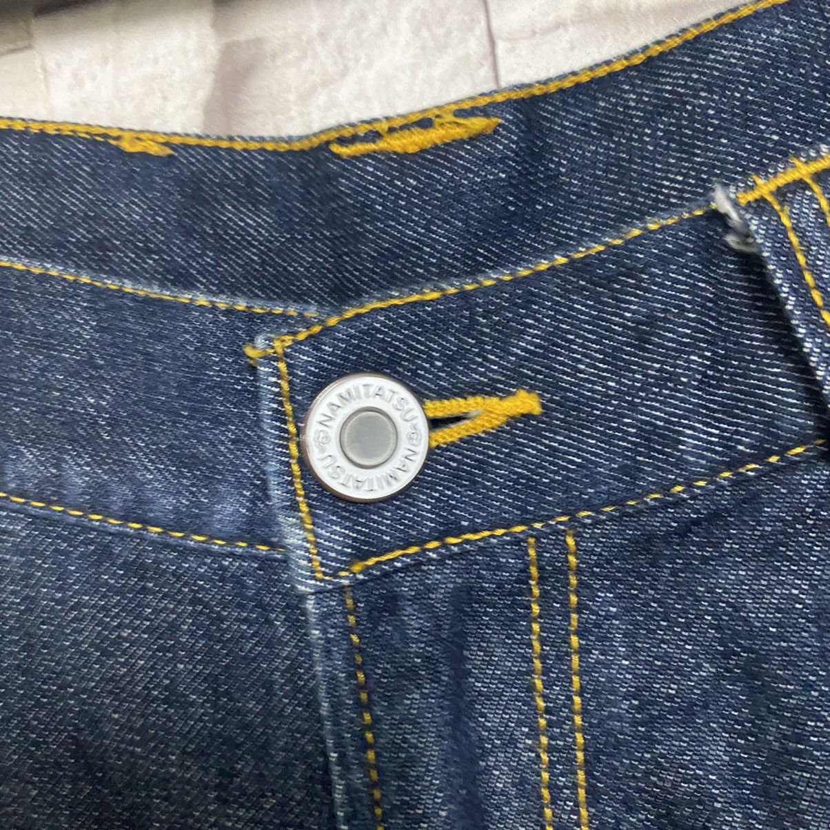 Karakuri Tamashii Japanese Brand NAMITATSU Denim Embroidery Fish Koi Jeans Size US 30 / EU 46 - 9 Thumbnail