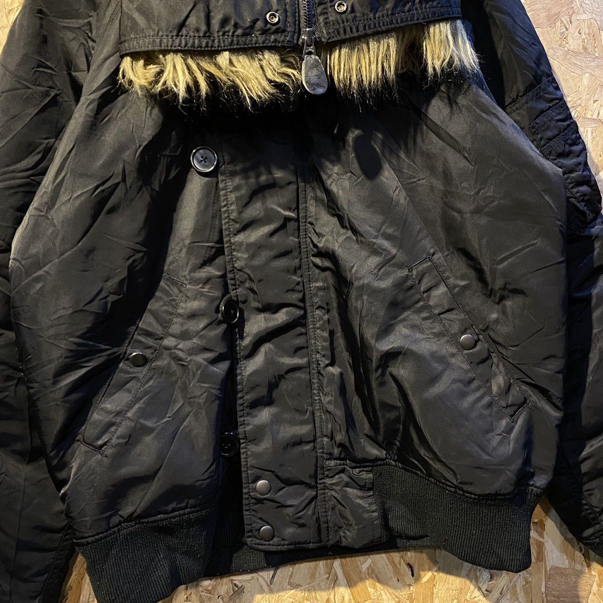 Avirex RARE‼️Avirex USA Spellout Embroided Bomber Jackets Hooded Size US XL / EU 56 / 4 - 10 Thumbnail