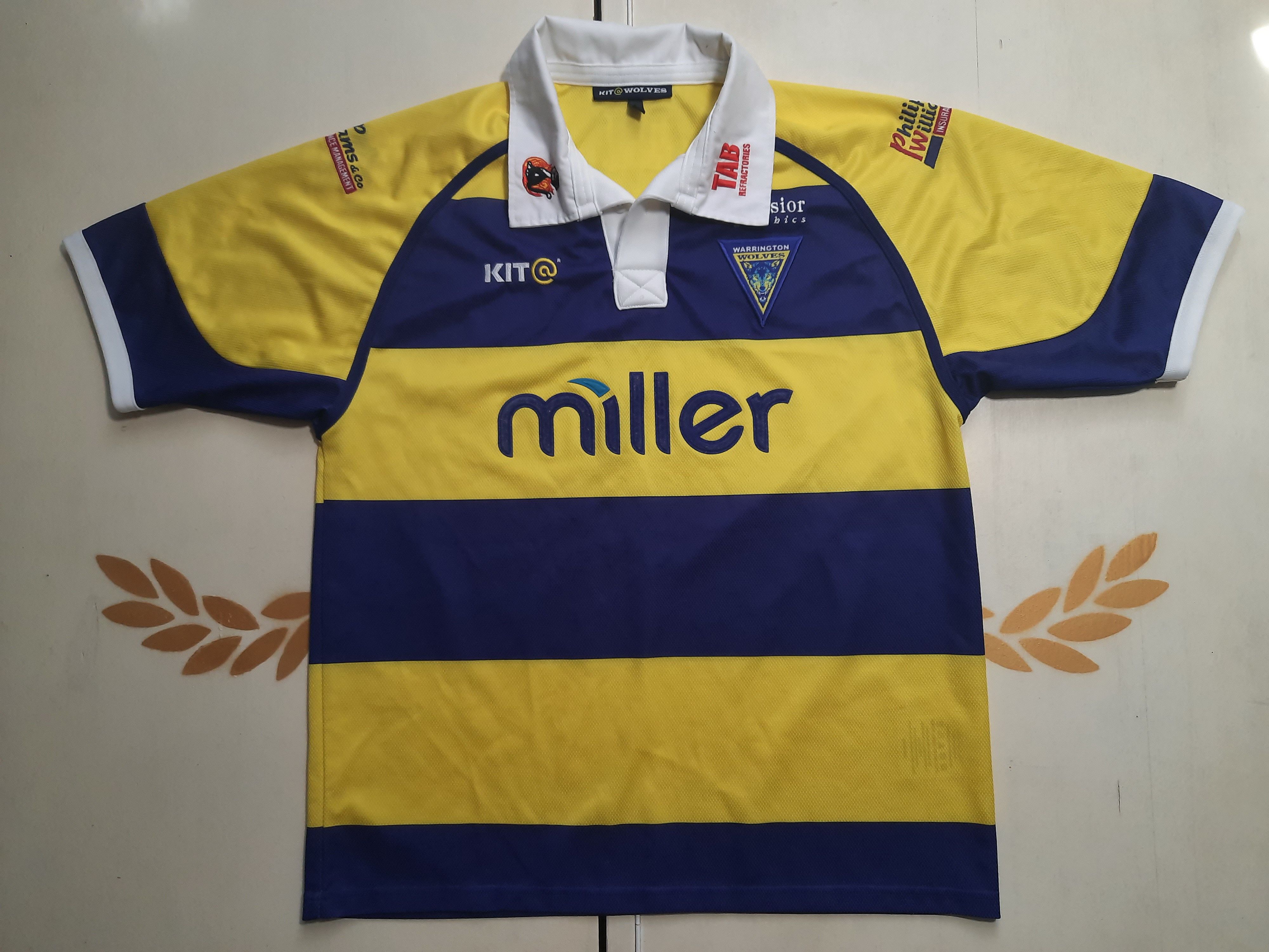 Maillot Warrington Wolves Rugby League 2013 Medium ISC