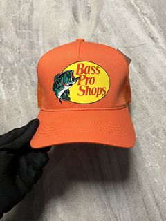 Vintage trucker hat mesh cap MC sporting goods bass