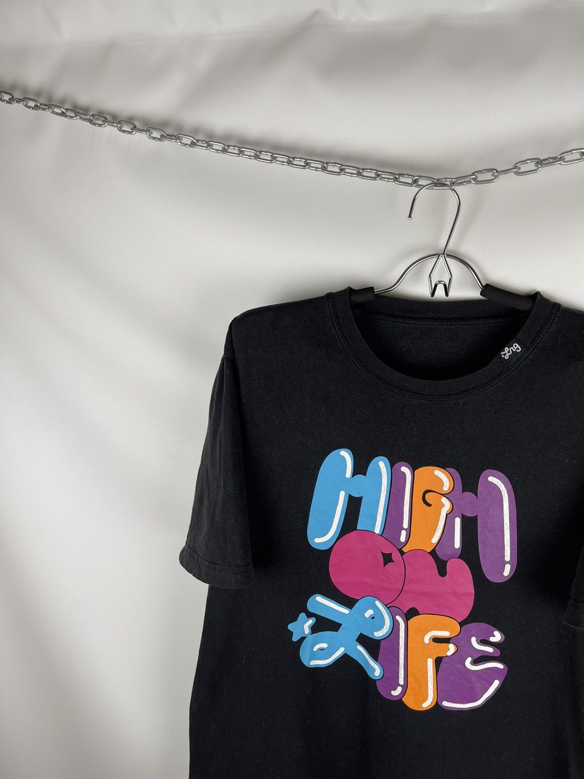 LRG LRG High on life big logo printed vintage roots & equipment Size US L / EU 52-54 / 3 - 2 Thumbnail