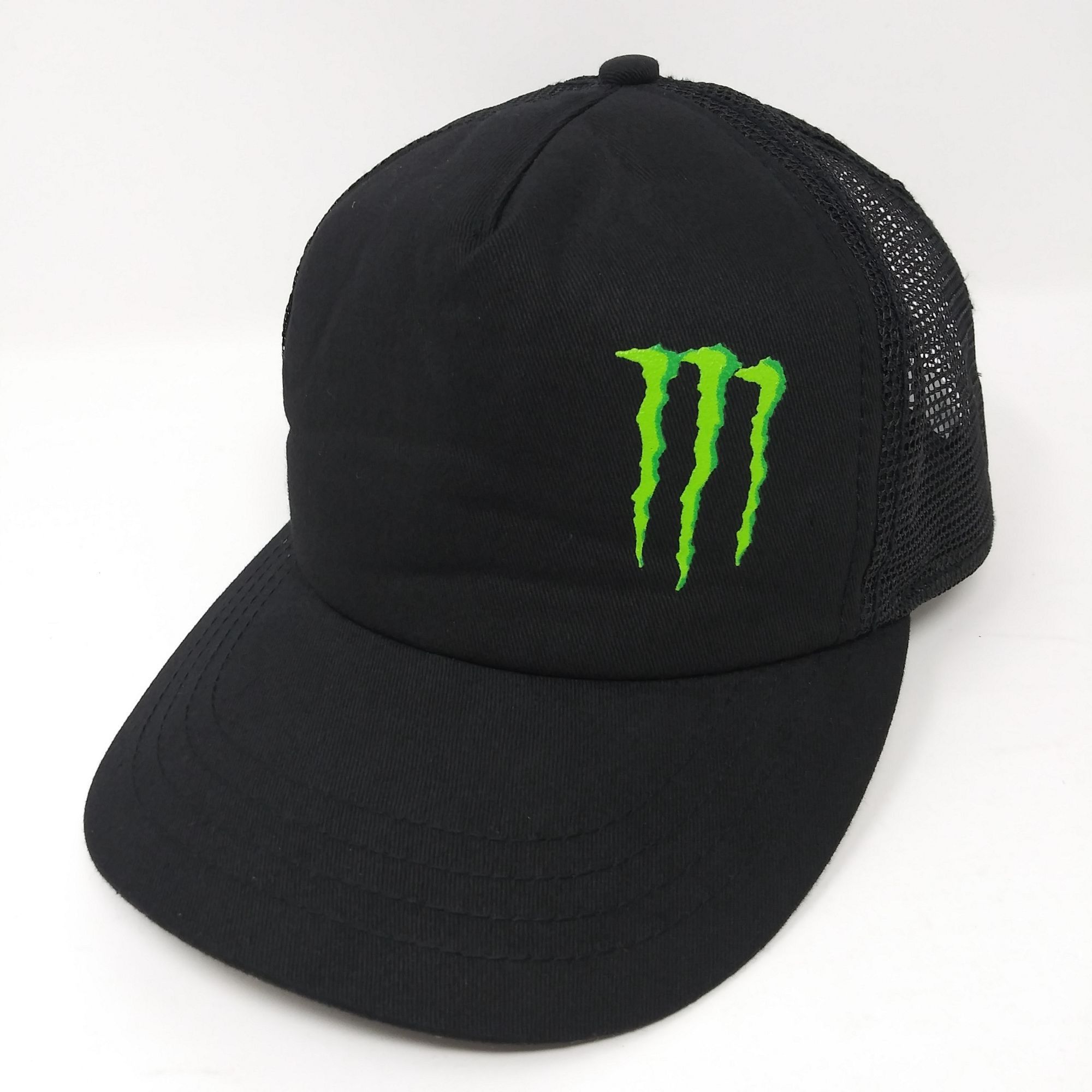 Snap Back Monster Energy Drink adjustable mesh snapback hat | Grailed