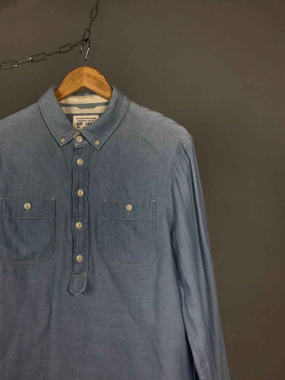 Allsaints Allsaints luxury streetwear shirt Size US L / EU 52-54 / 3 - 2 Thumbnail