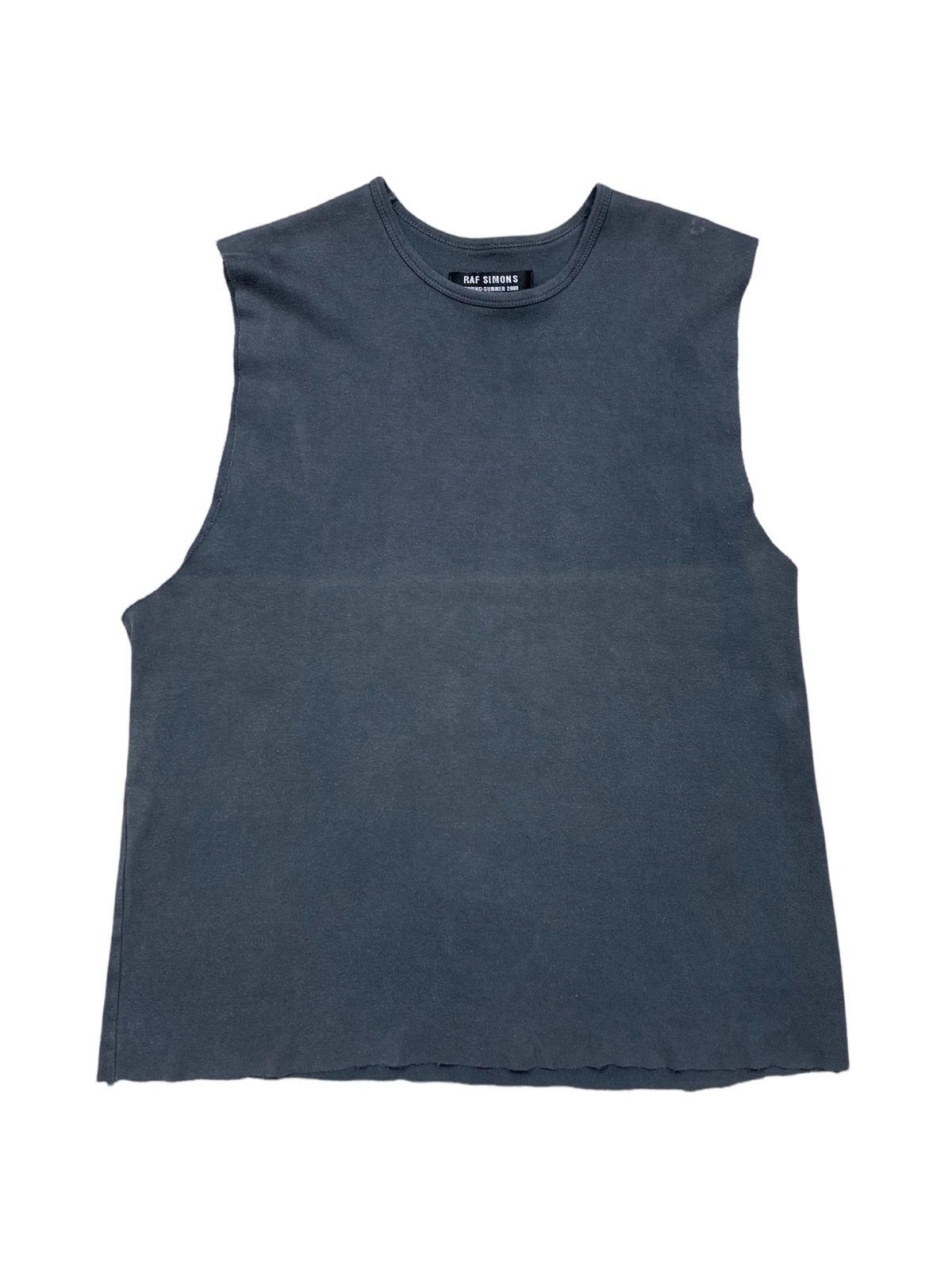 Pre-owned Raf Simons Ss00 Tank-top In Grey