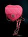 Chanel *Super Rare* Chanel SS22 Pink Heart Leather Belt Bag Size ONE SIZE - 1 Thumbnail