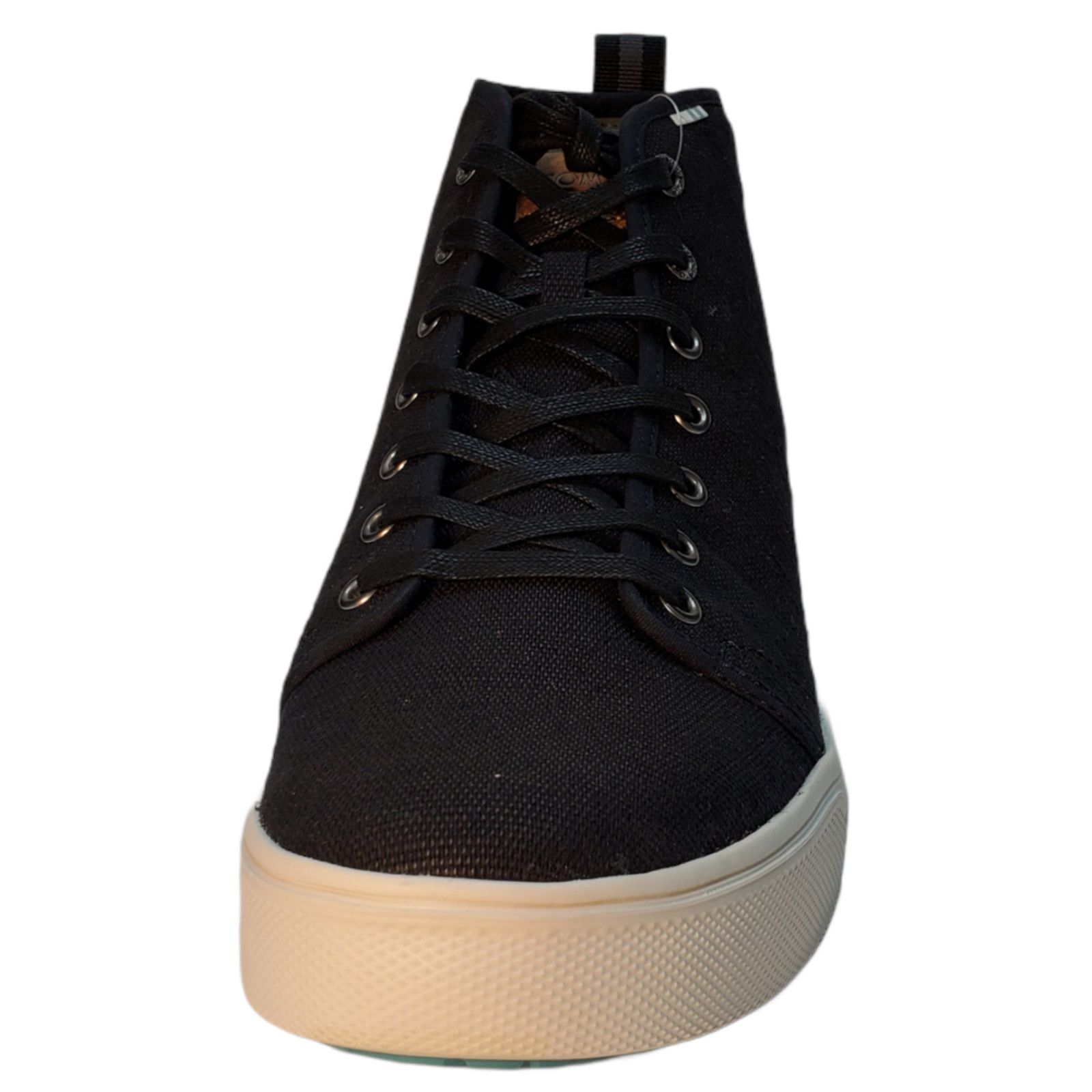 Toms TOMS Mens TRVL LITE High-Top Canvas Sneakers Black Heritage Size US 12 / EU 45 - 6 Thumbnail