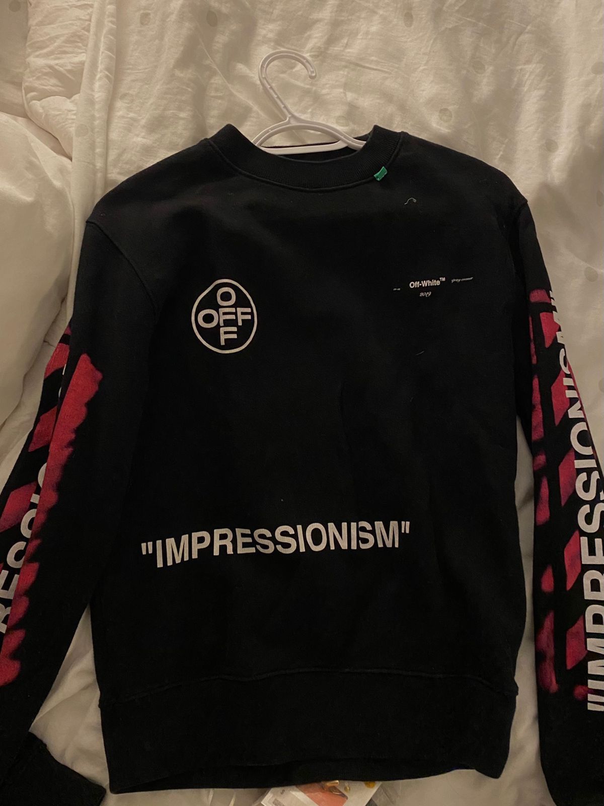 Off white impressionism crewneck best sale