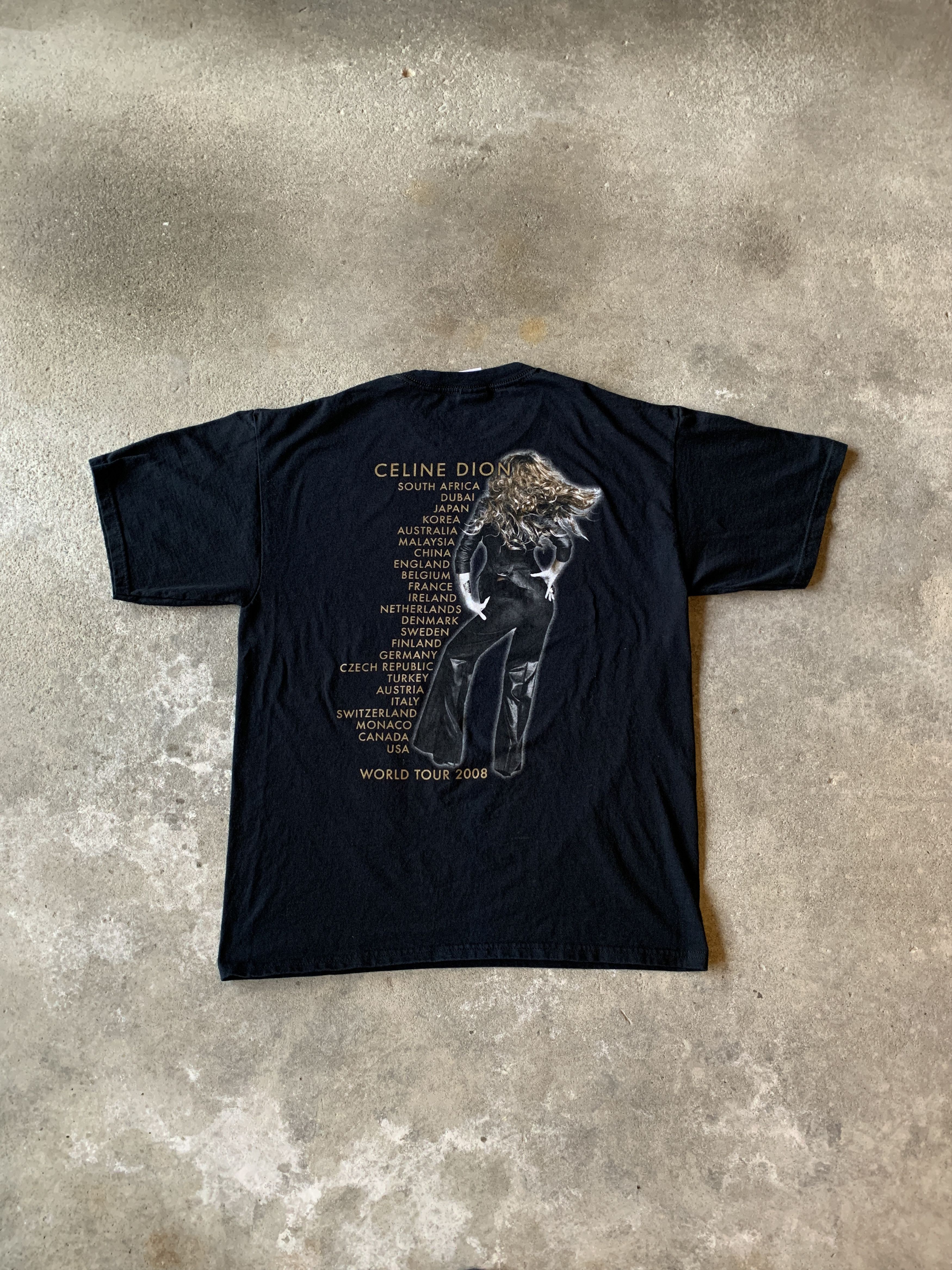 Band Tees × Vintage 2008 Celine Dion World Tour Shirt Size US L / EU 52-54 / 3 - 2 Thumbnail