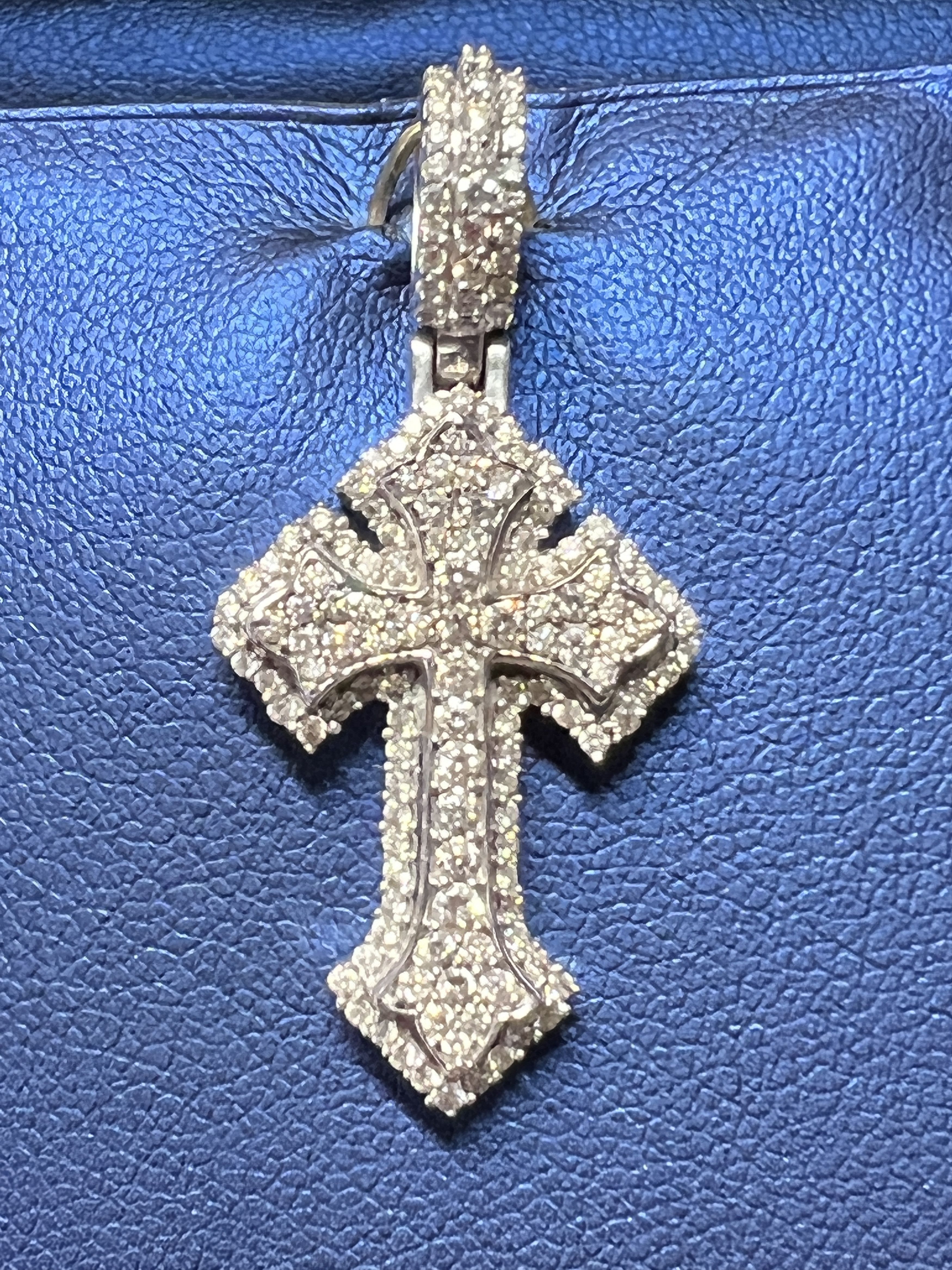 Jewelry Jewelry Unlimited Chrome Hearts Style Diamond Cross Pendant