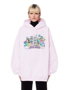 Vetements pink cheap unicorn hoodie