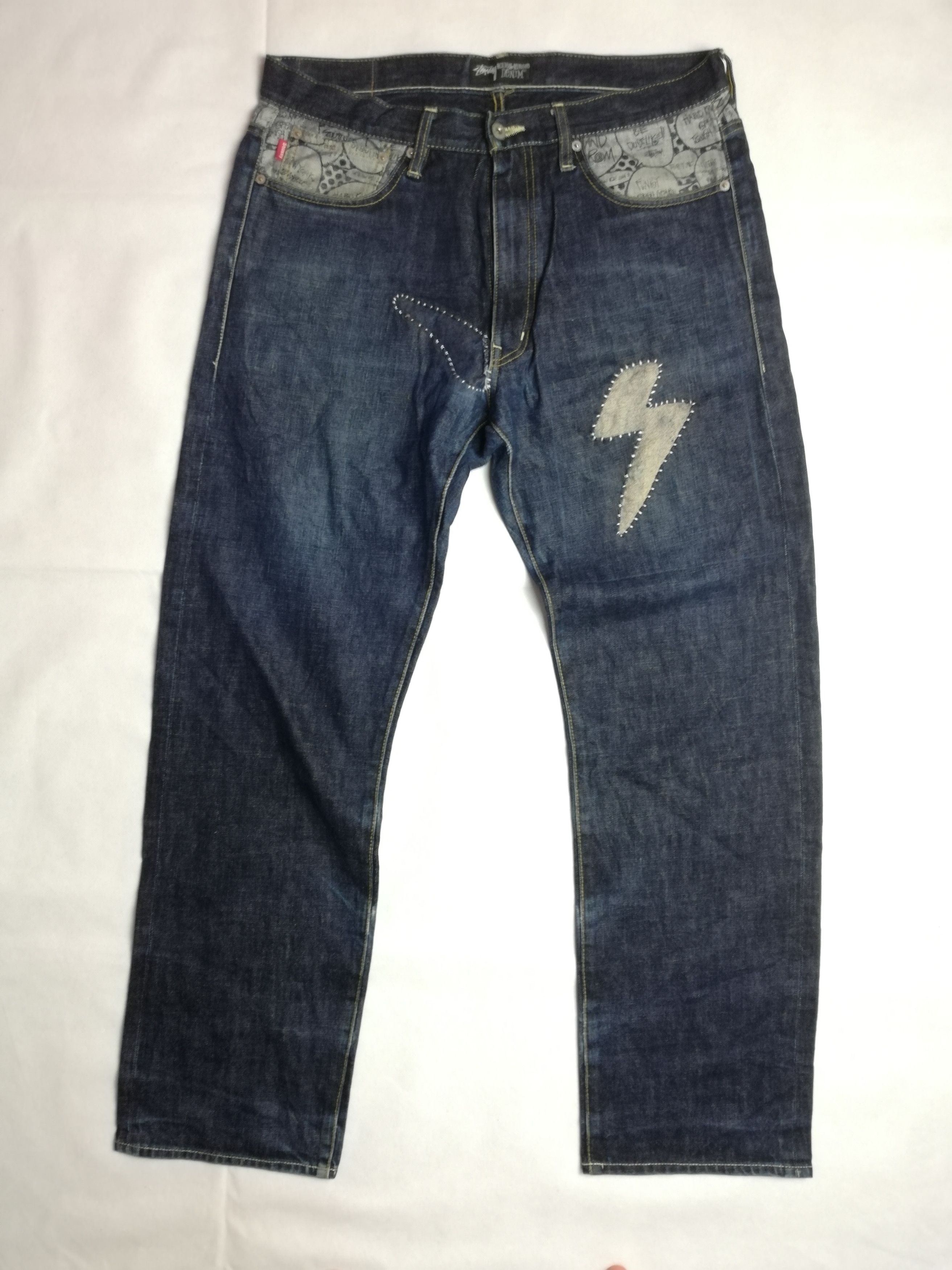 Streetwear × Stussy × Vintage Stussy Rough and Rugged Denim