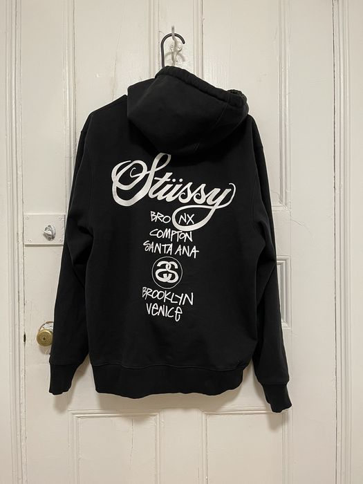 Stussy Stussy x Dover Street Market zip-up hoodie | Grailed