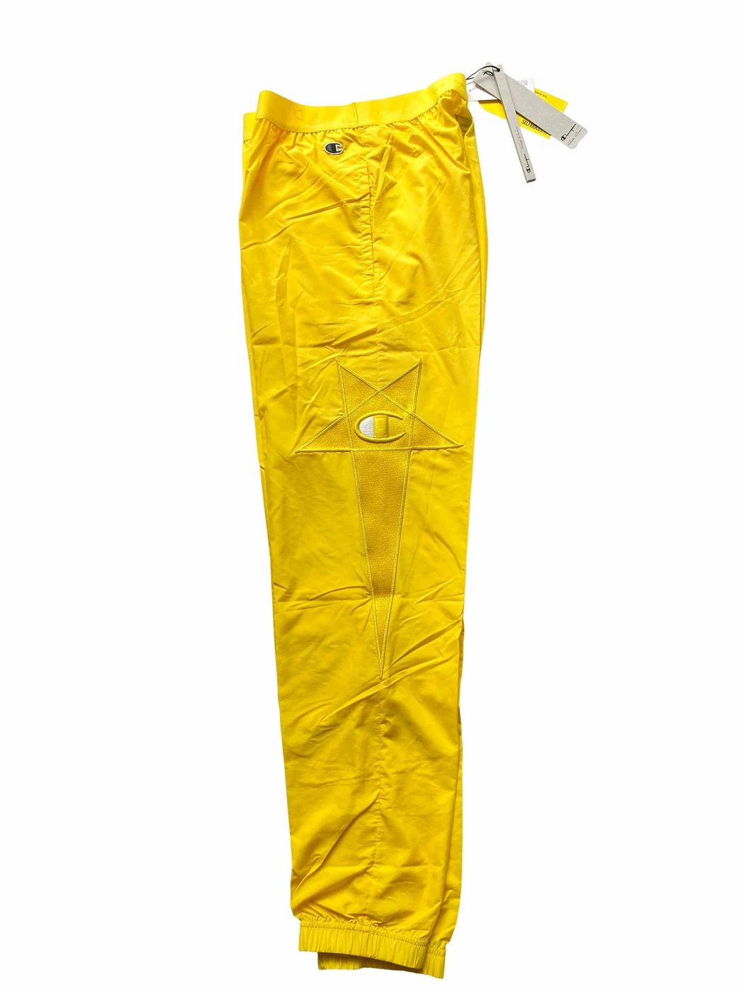 Champion × Rick Owens ⚡️QUICK SALE⚡️ Rick Owens x Champion Yellow Jogger Size US 26 / EU 42 - 2 Thumbnail