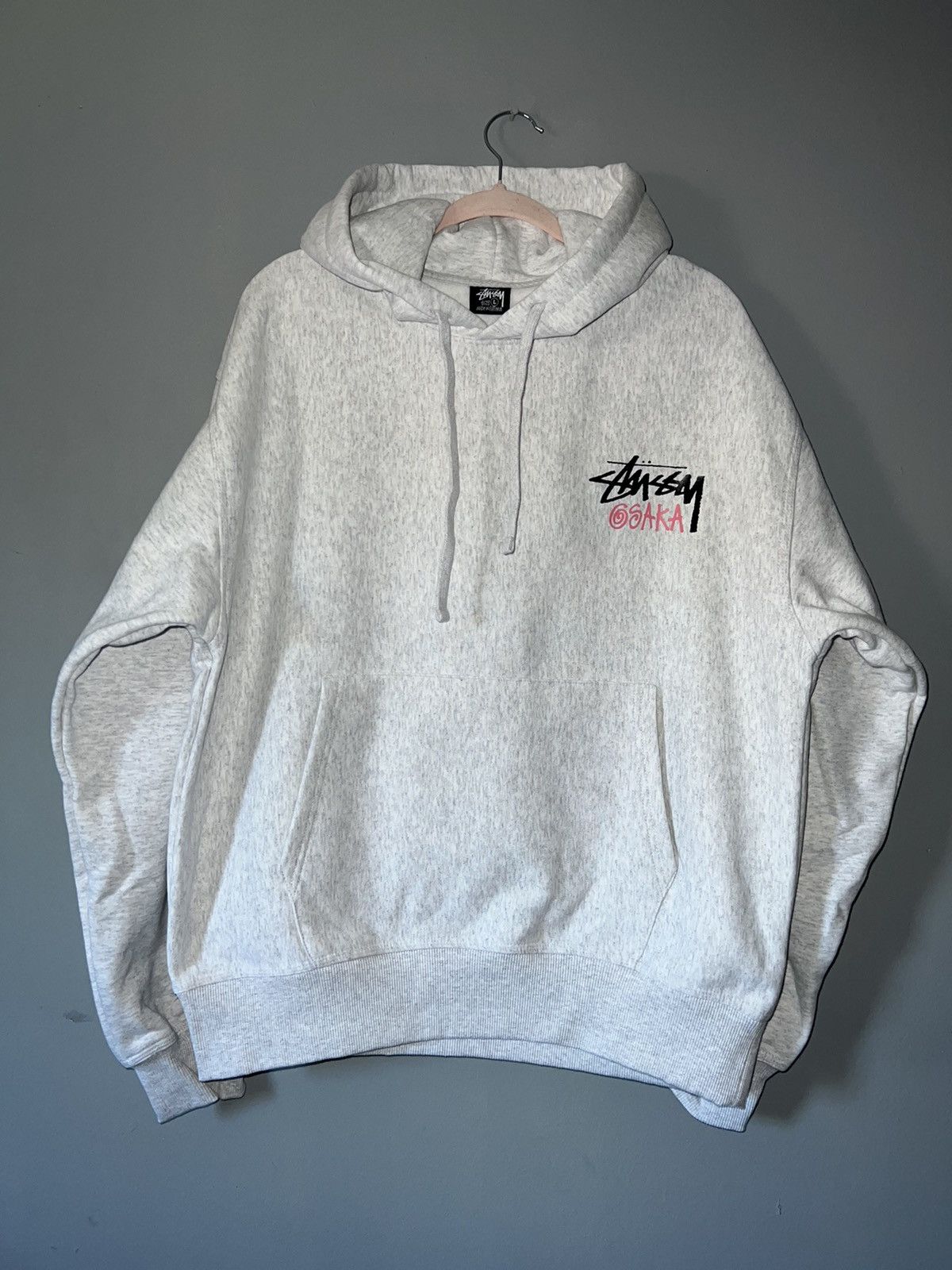 Stussy Grey Stussy Osaka Hoodie | Grailed