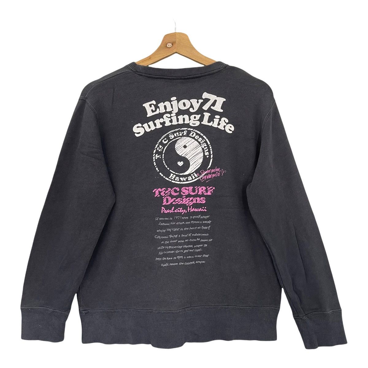 Vintage TnC Hawaii Pearl City Surf Crewneck Sweatshirt Size S Size US S / EU 44-46 / 1 - 3 Thumbnail