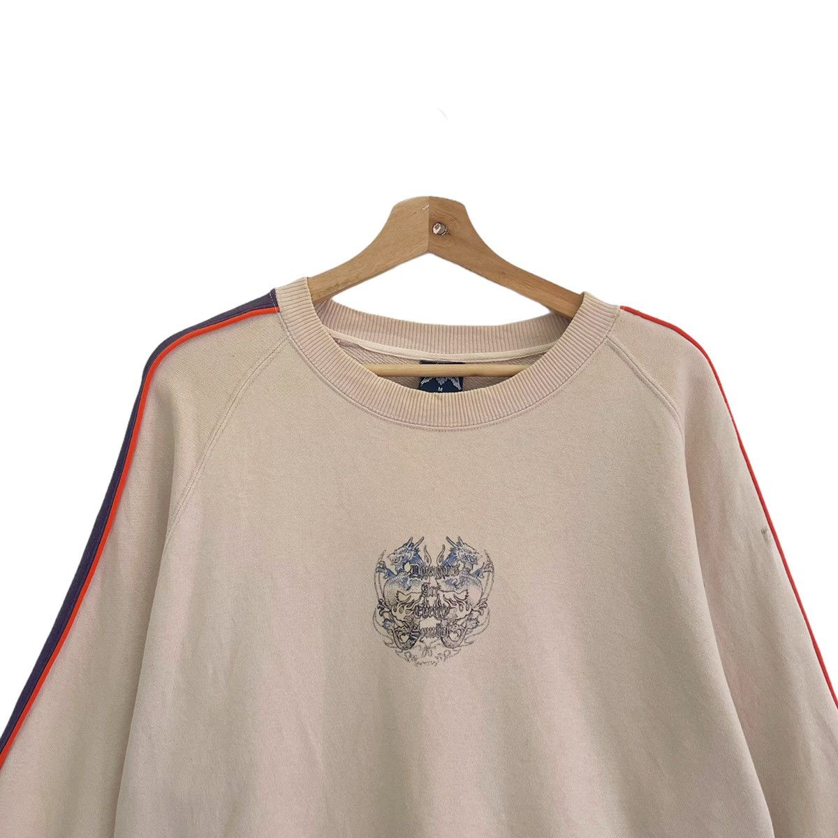 Japanese Brand 90s Dig Deep Dragon Are Energy Symbol Crewneck Sweatshirt Size US M / EU 48-50 / 2 - 7 Thumbnail