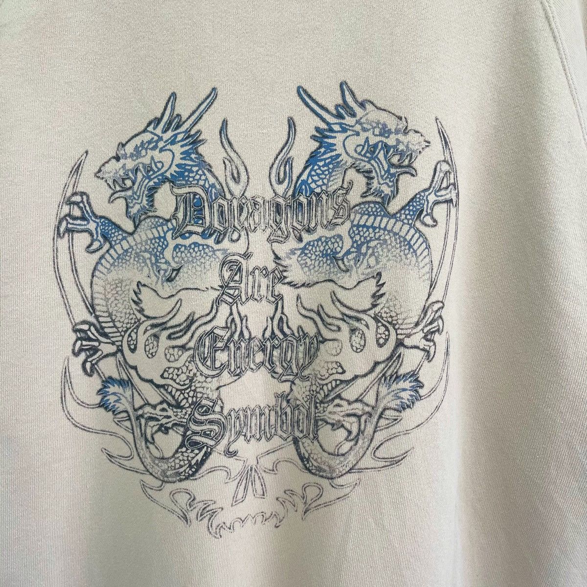Japanese Brand 90s Dig Deep Dragon Are Energy Symbol Crewneck Sweatshirt Size US M / EU 48-50 / 2 - 4 Thumbnail