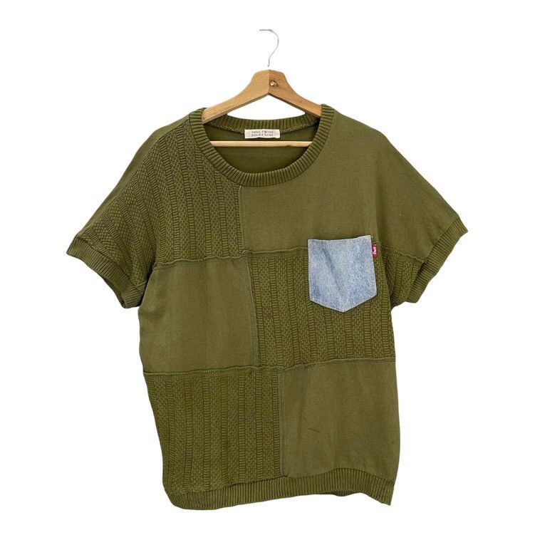 Vintage Vintage Double Name Shortsleeve Sweatshirt Size M Size US M / EU 48-50 / 2 - 1 Thumbnail