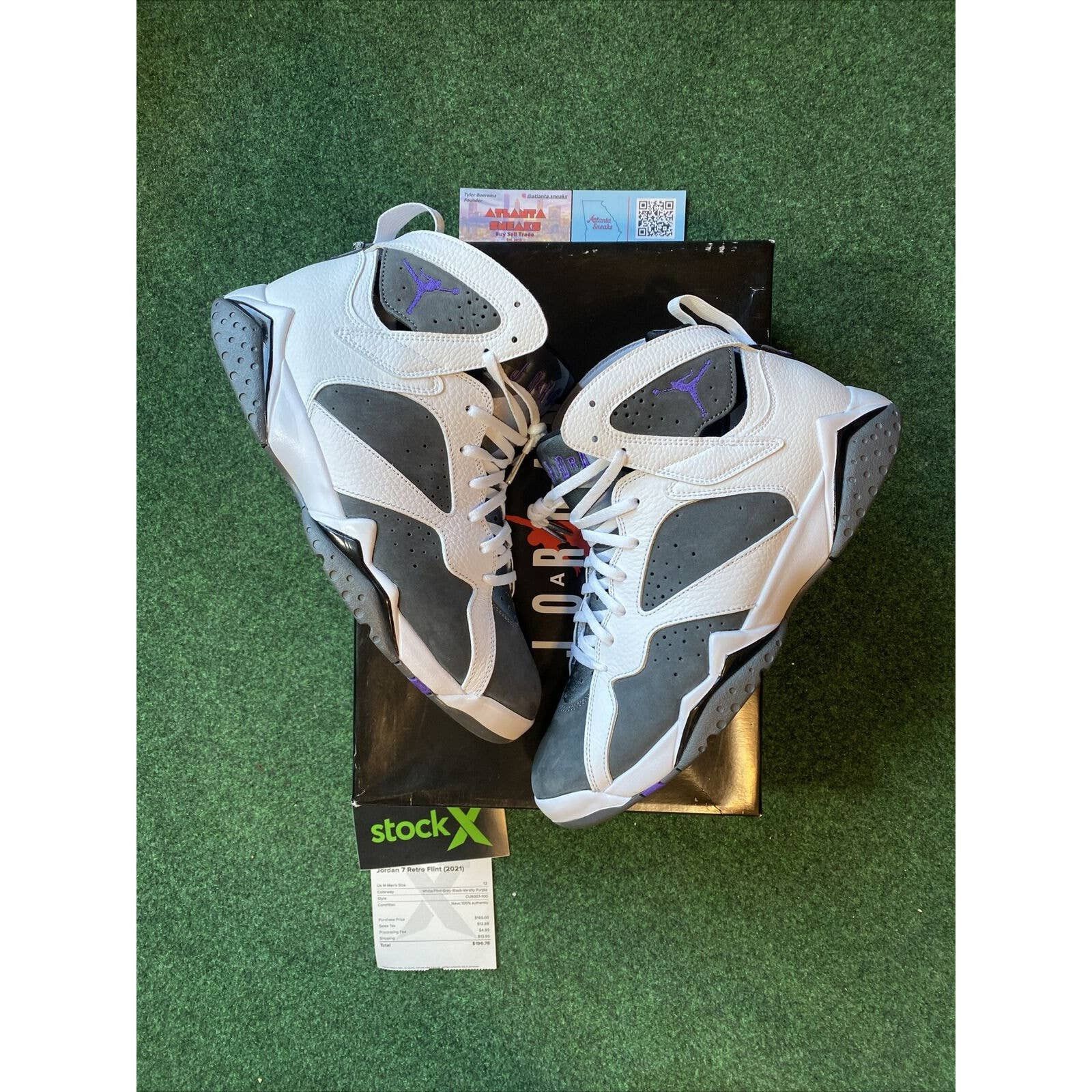 Nike Air Jordan Retro 'Flint Grey Purple' 2021 Men's