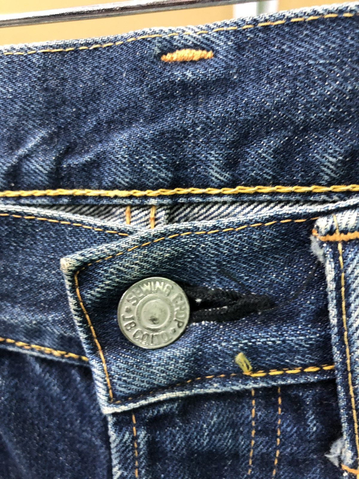 Japanese Brand Vintage Sewing Chop By John Bull Selvedge Denim Jeans Size US 28 / EU 44 - 4 Thumbnail