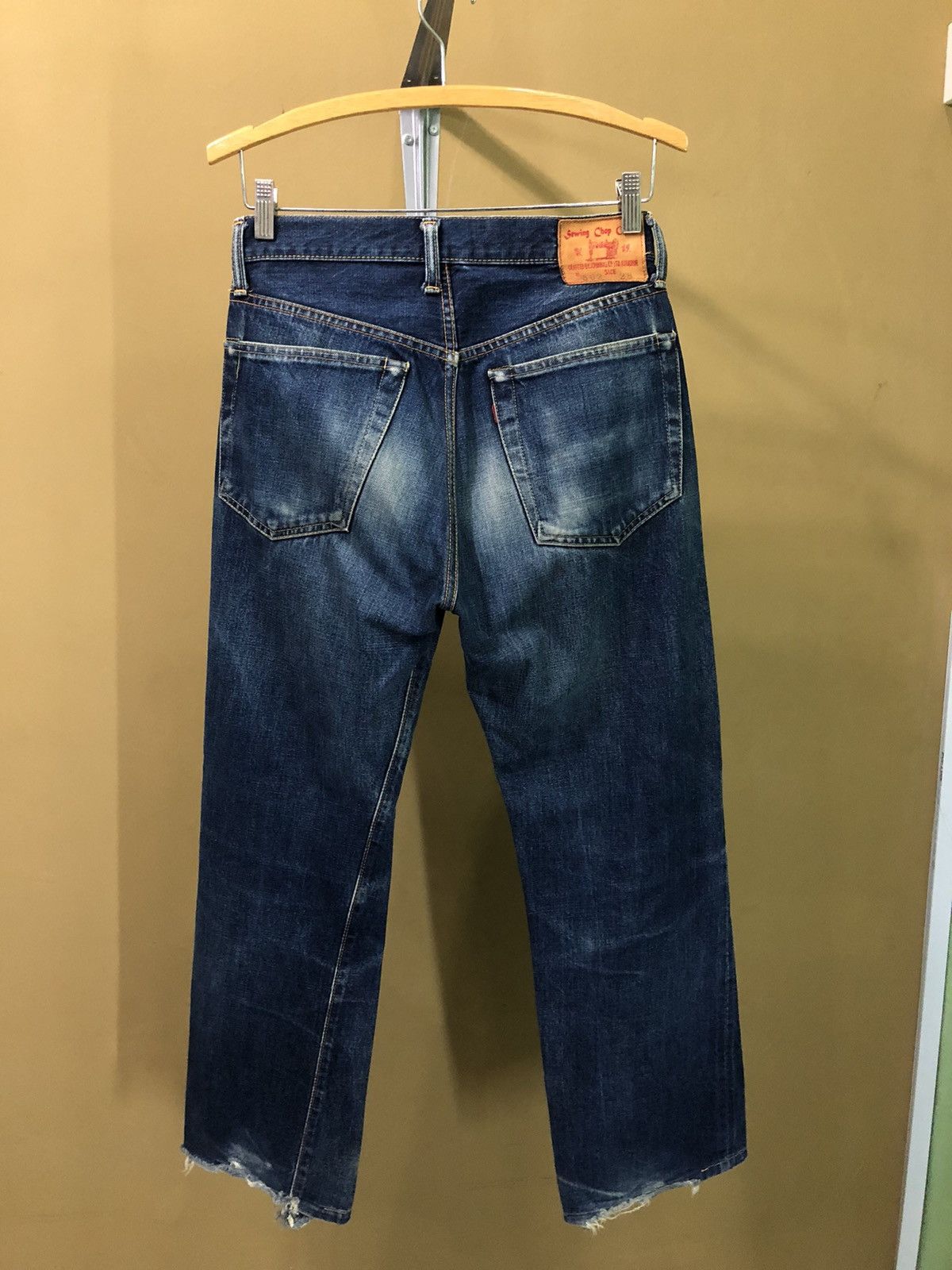 Japanese Brand Vintage Sewing Chop By John Bull Selvedge Denim Jeans Size US 28 / EU 44 - 10 Thumbnail