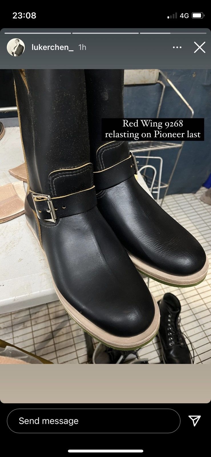 Red Wing Red Wing 9268 rebuilt by Dr Soles | Grailed