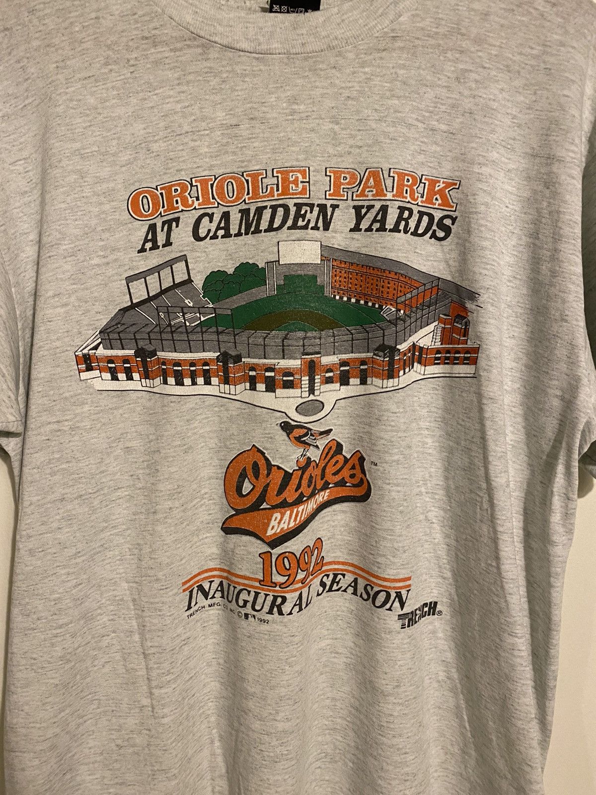 MLB × Vintage Vintage Baltimore Orioles T Shirt Tee 90s Size US XL / EU 56 / 4 - 4 Thumbnail