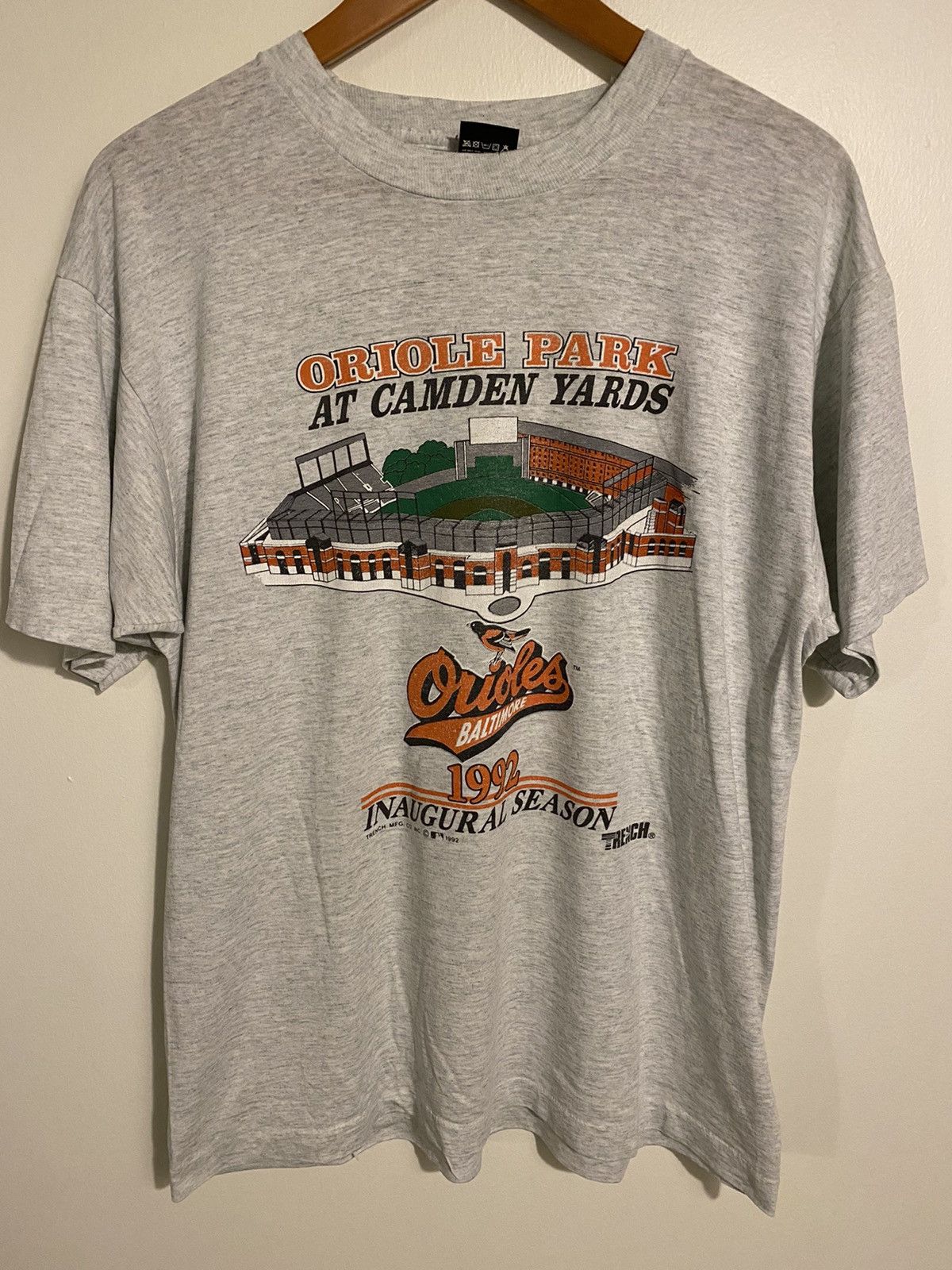 MLB × Vintage Vintage Baltimore Orioles T Shirt Tee 90s Size US XL / EU 56 / 4 - 1 Thumbnail