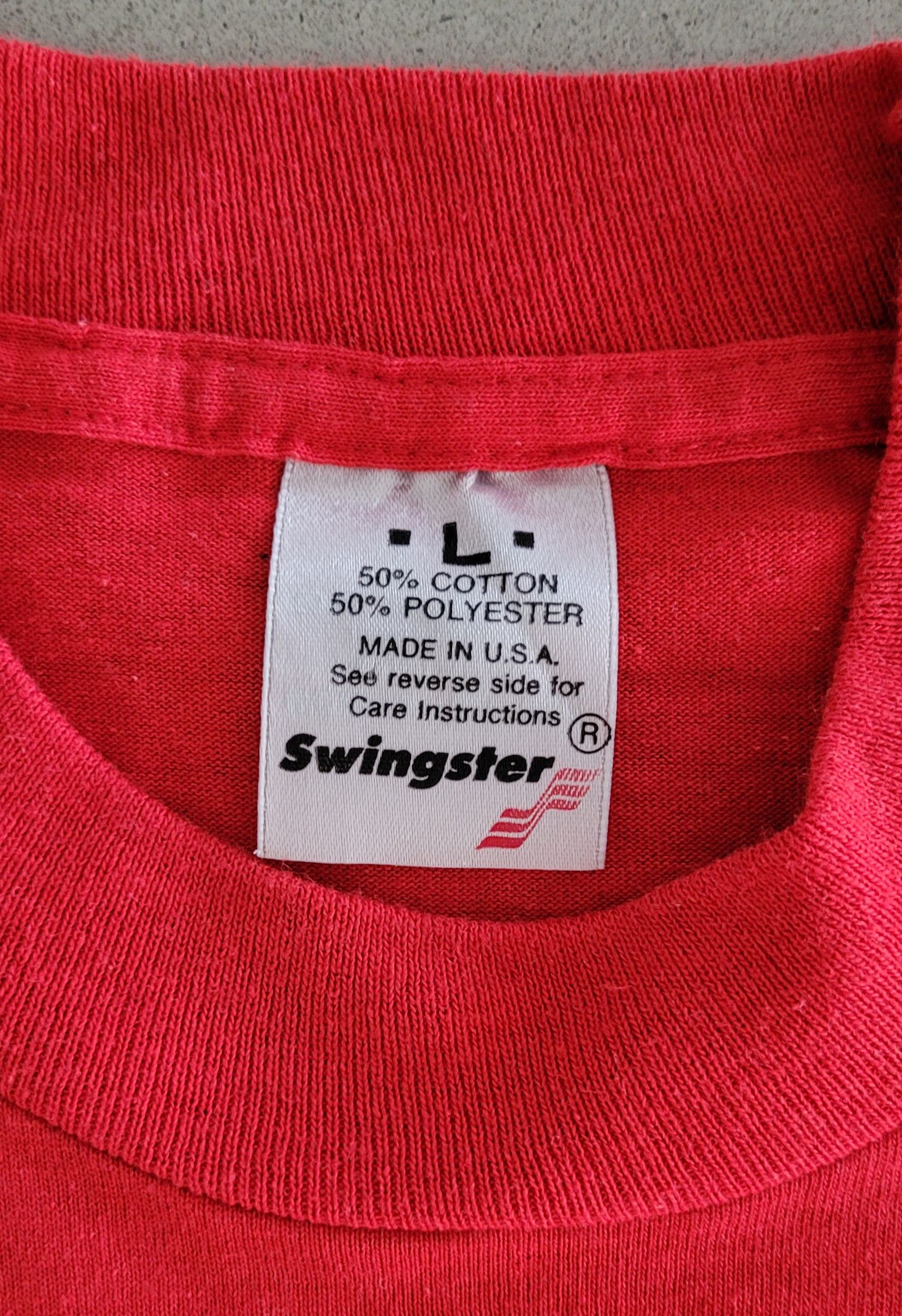 NBA × Swingster VINTAGE CHICAGO BULLS TEE - MICHAEL JORDAN - NBA Size US L / EU 52-54 / 3 - 4 Thumbnail