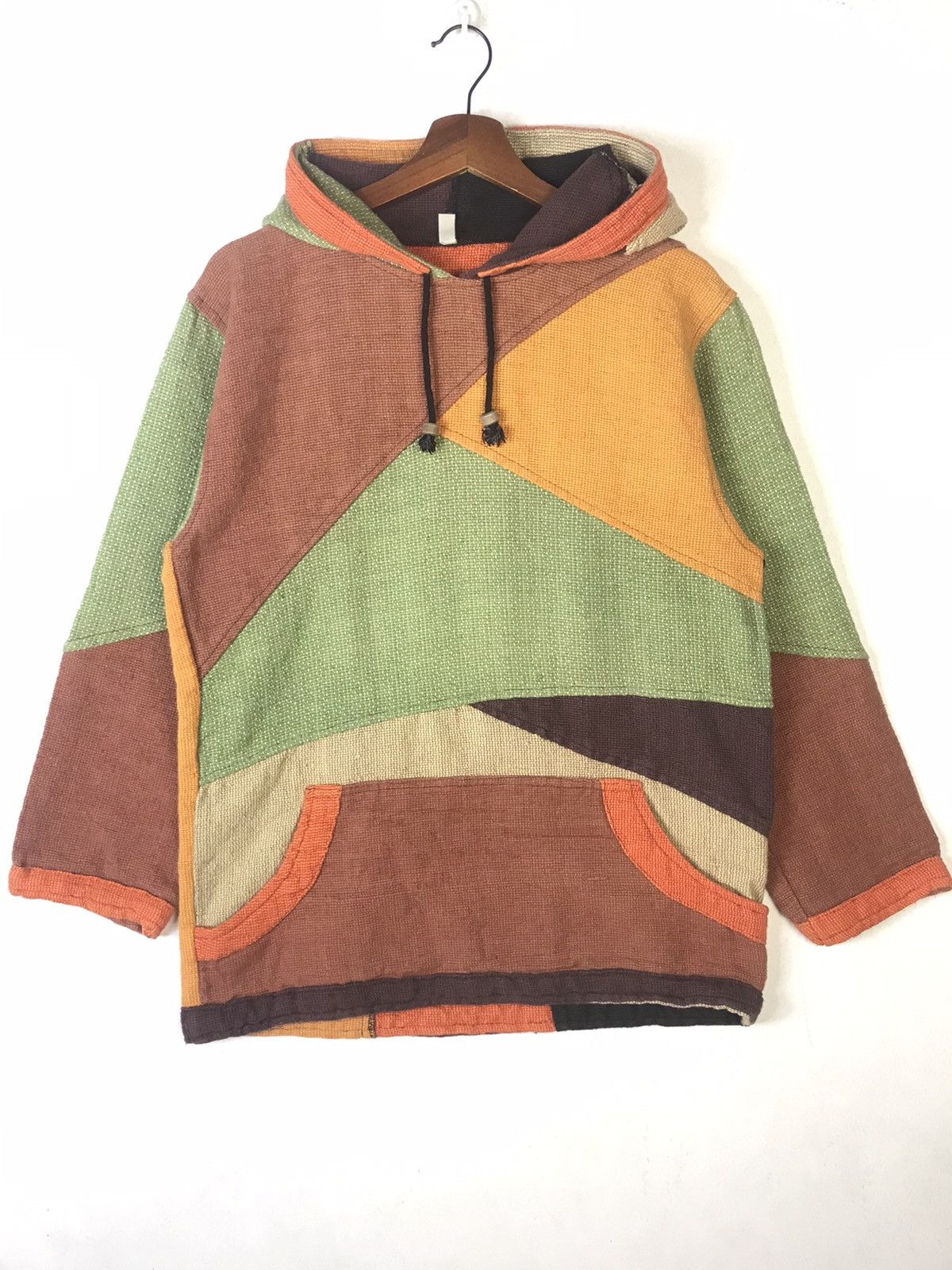 Designer × Vintage RARE❗️Vintage Ethnic Reworked Hoodie Kapital Like Hoodie Size US S / EU 44-46 / 1 - 2 Thumbnail