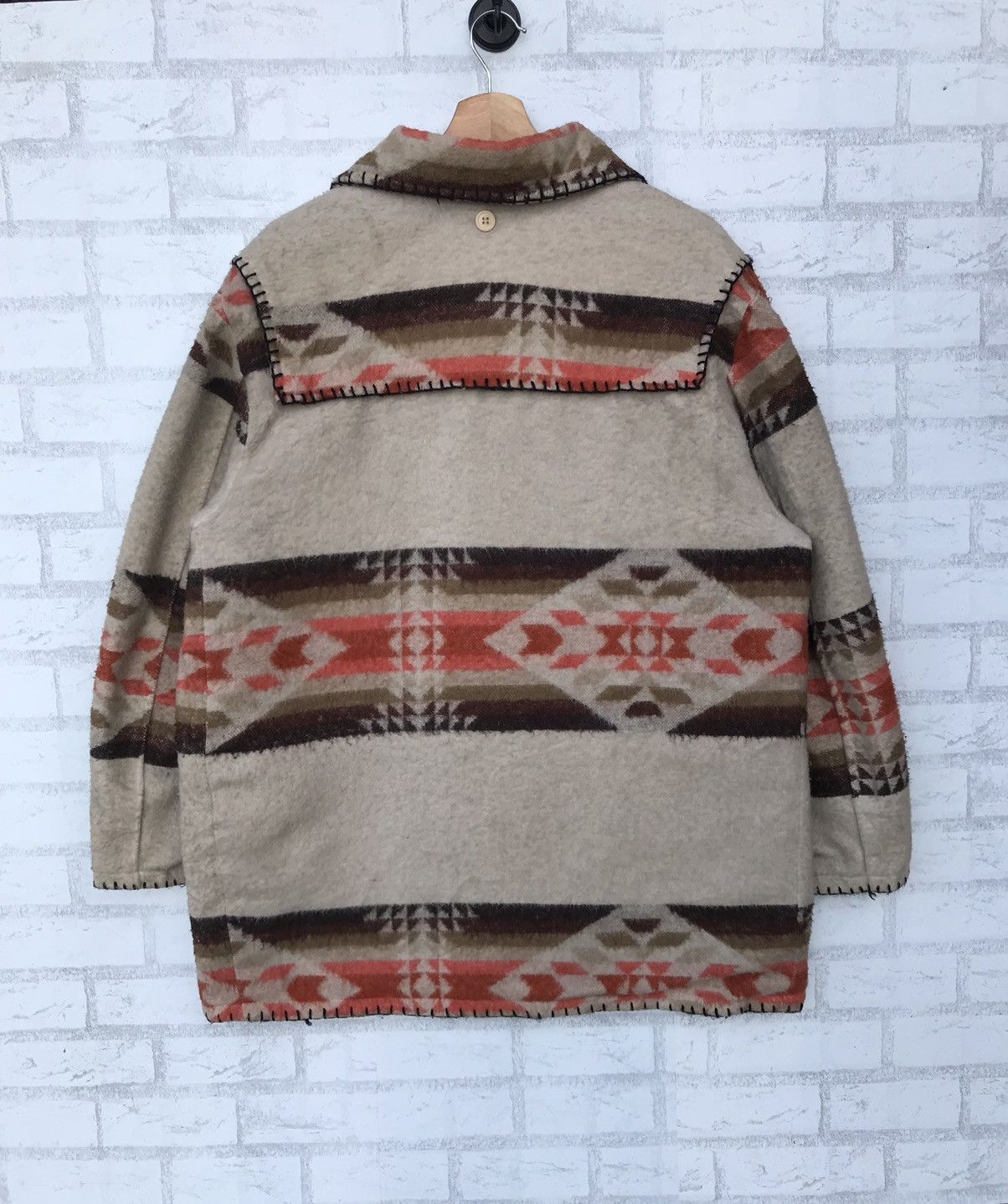 Handmade Japanese Chipie Wool Navajo Jacket Size US L / EU 52-54 / 3 - 2 Thumbnail
