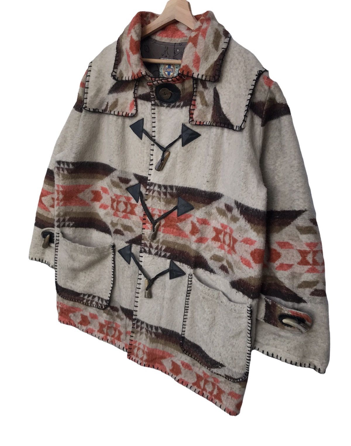 Handmade Japanese Chipie Wool Navajo Jacket Size US L / EU 52-54 / 3 - 5 Thumbnail