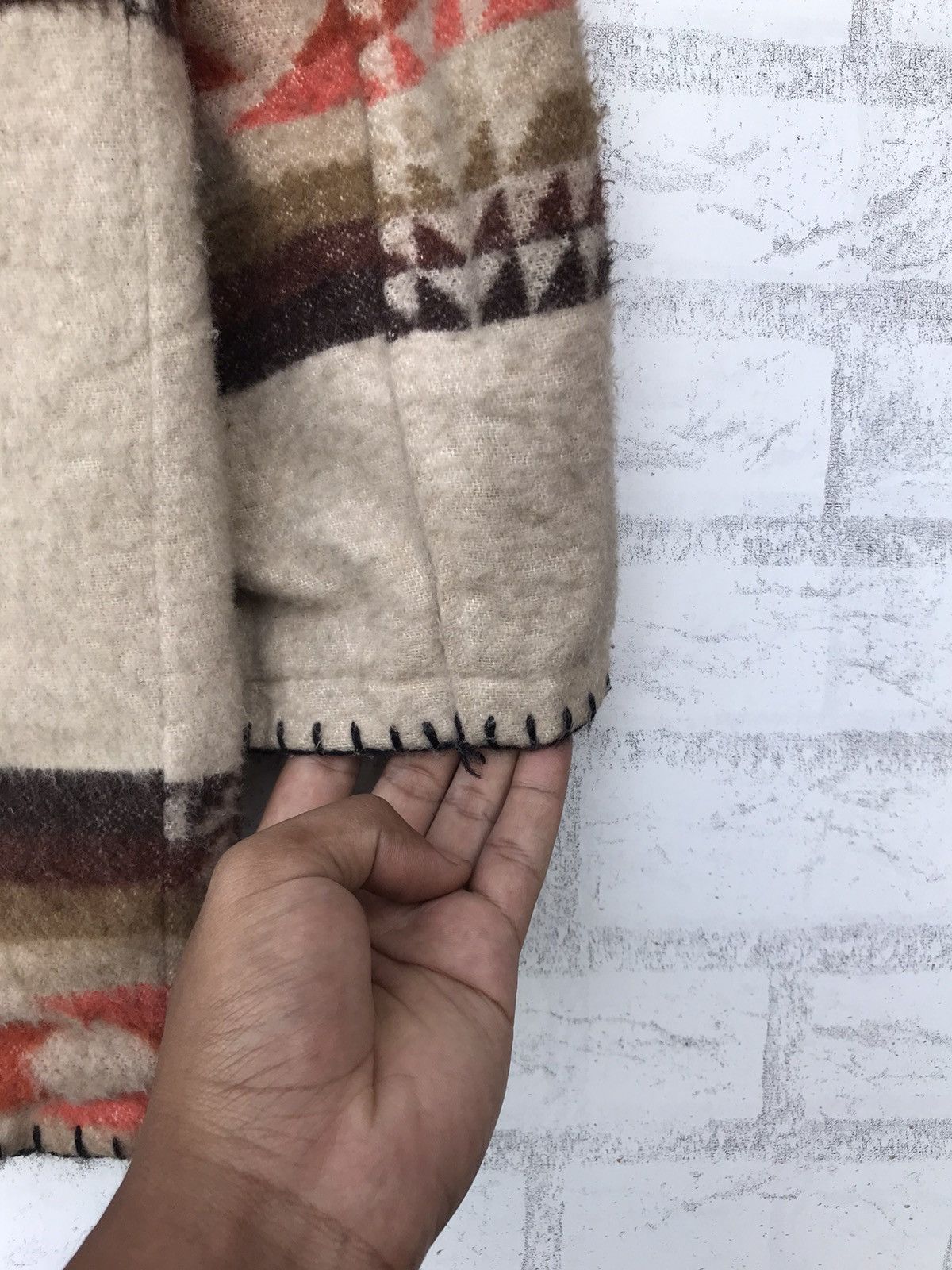 Handmade Japanese Chipie Wool Navajo Jacket Size US L / EU 52-54 / 3 - 15 Thumbnail