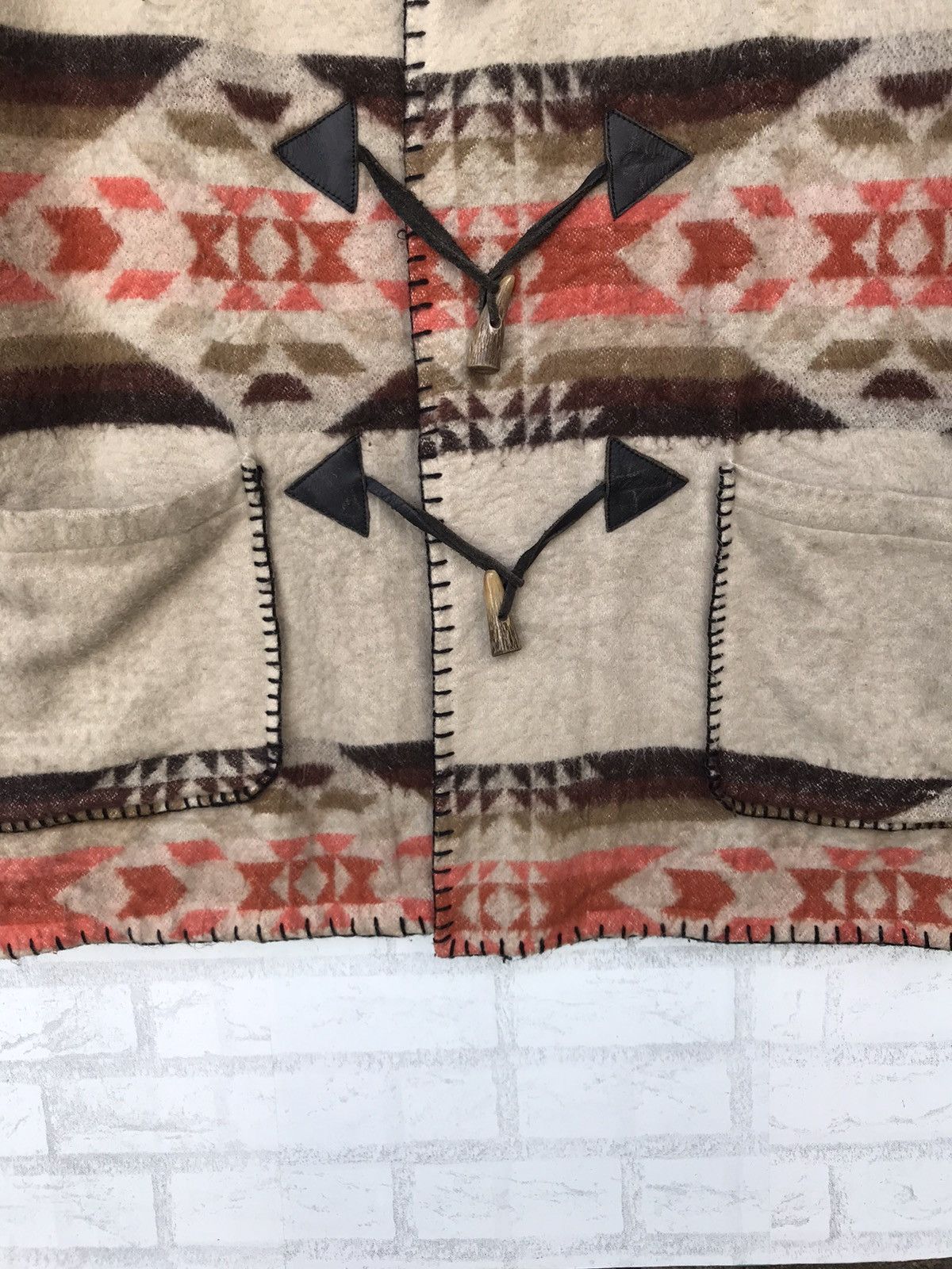 Handmade Japanese Chipie Wool Navajo Jacket Size US L / EU 52-54 / 3 - 10 Thumbnail