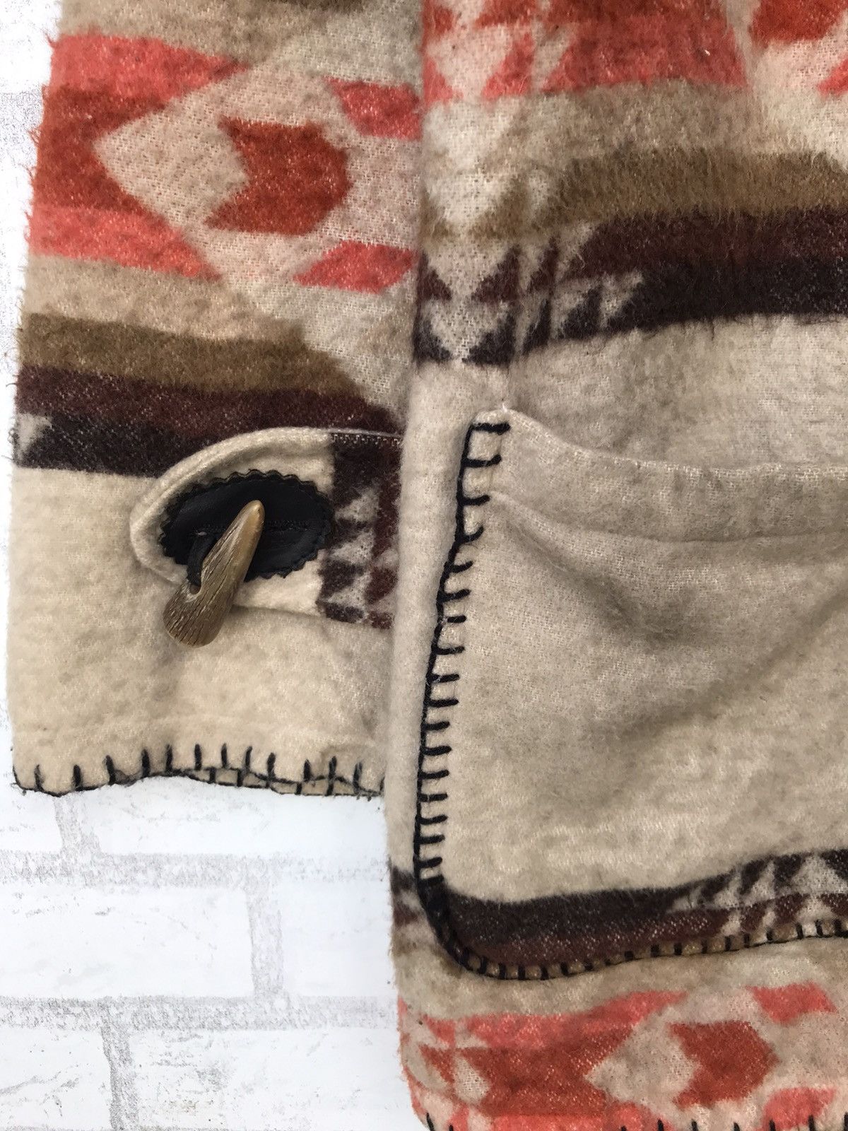 Handmade Japanese Chipie Wool Navajo Jacket Size US L / EU 52-54 / 3 - 12 Thumbnail