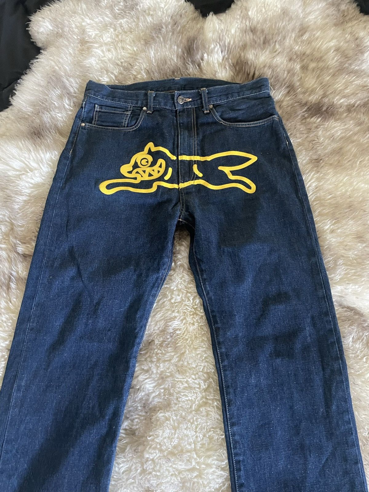 Billionaire Boys Club OG BILLIONAIRE BOYS CLUB RUNNING DOG JEANS YELLOW SIZE M Size US 32 / EU 48 - 2 Thumbnail