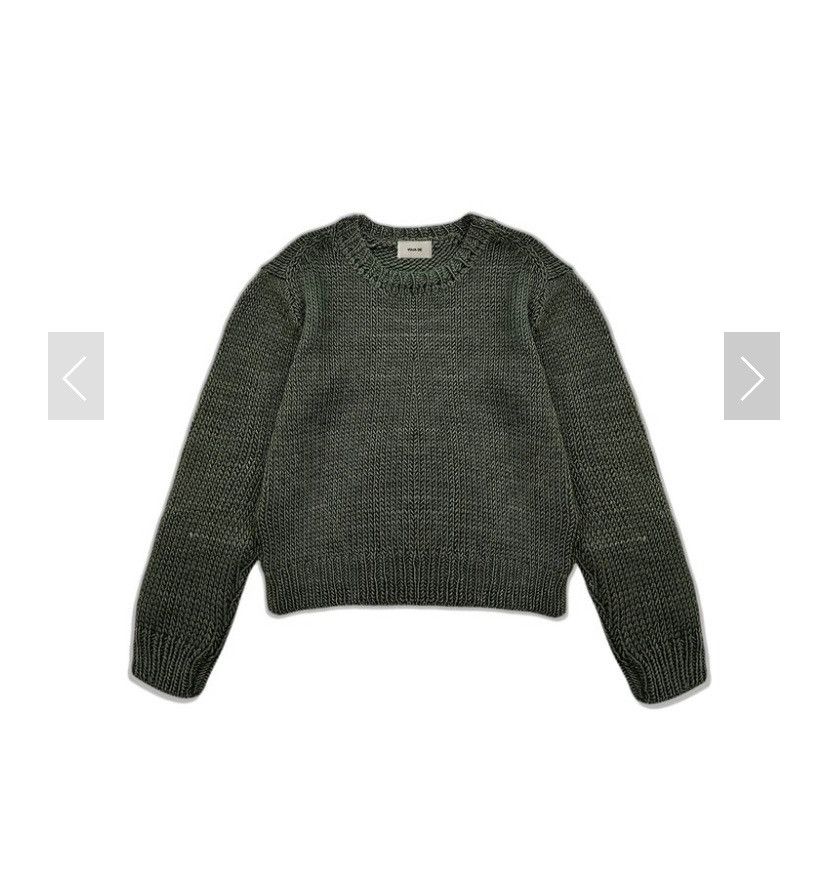 Vuja De Vuja De Low-Gauge Knit Sweater (Moss Green) | Grailed
