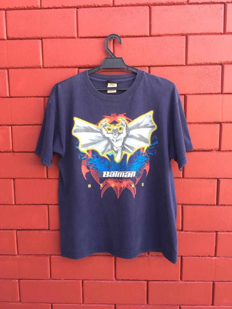 DC Comics × Vintage Vintage BATMAN 1965 Logo T-Shirt Travis Scott Fashion Style Size US M / EU 48-50 / 2 - 1 Thumbnail