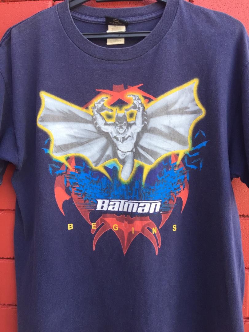 DC Comics × Vintage Vintage BATMAN 1965 Logo T-Shirt Travis Scott Fashion Style Size US M / EU 48-50 / 2 - 3 Thumbnail