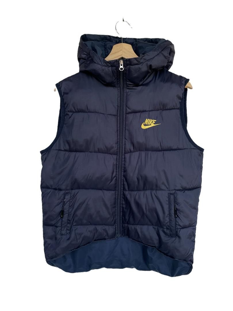 Nike Nike Puffer Sleeveless Hoodie Jacket Size US M / EU 48-50 / 2 - 1 Thumbnail