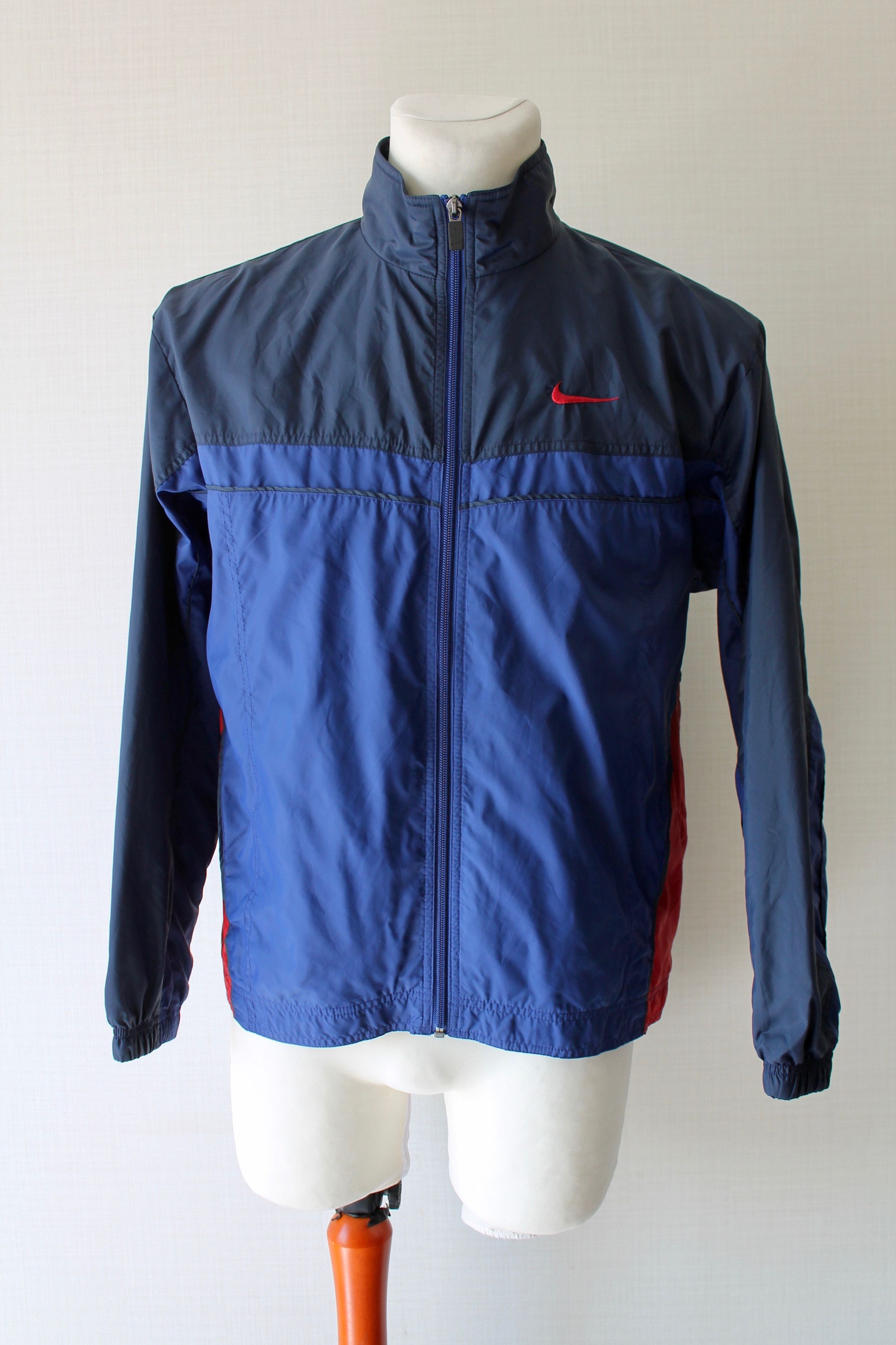 Nike Nike light jacket windbreaker full zip nylon Big SWOOSH Size US S / EU 44-46 / 1 - 2 Thumbnail