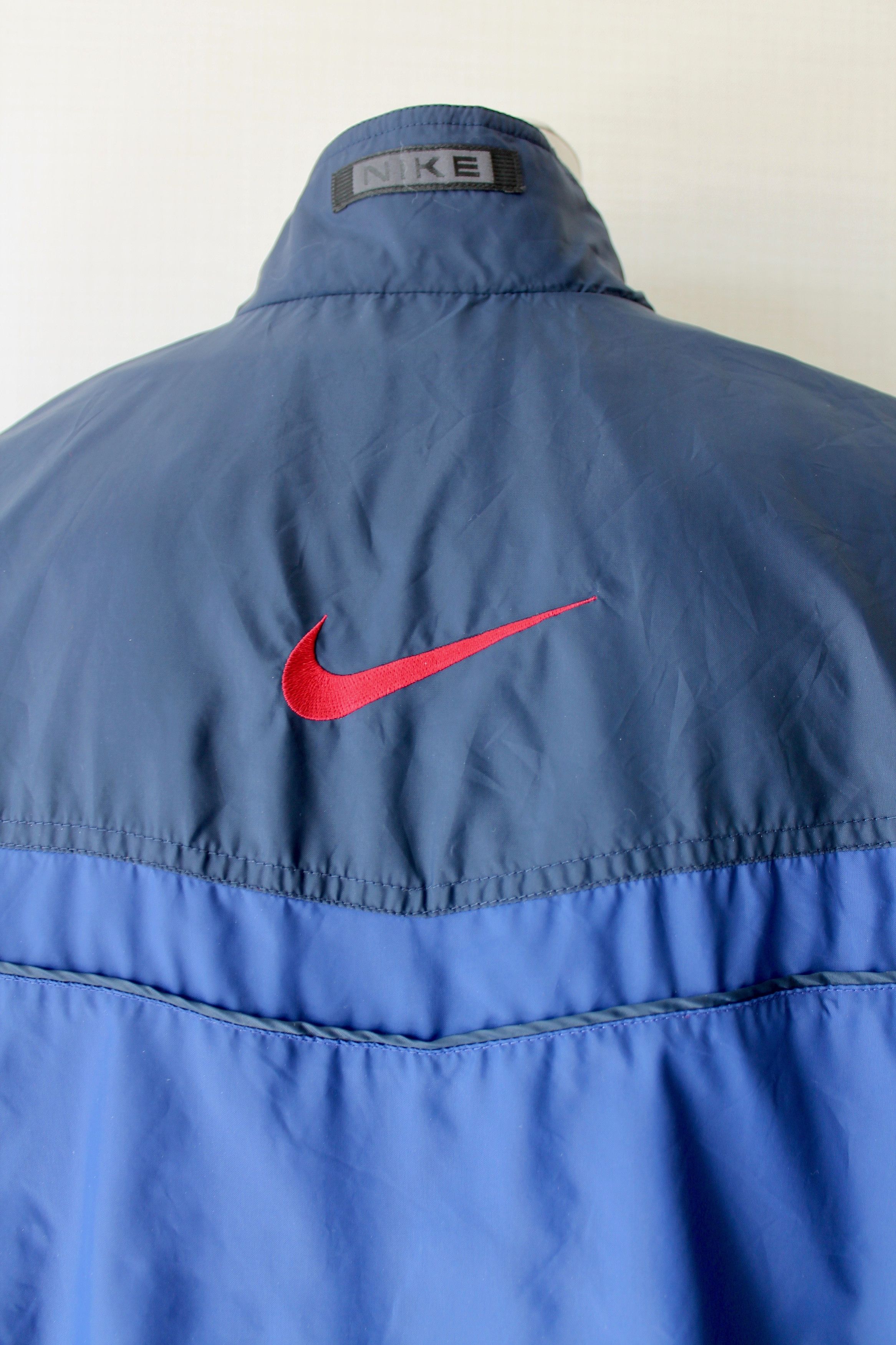 Nike Nike light jacket windbreaker full zip nylon Big SWOOSH Size US S / EU 44-46 / 1 - 6 Thumbnail