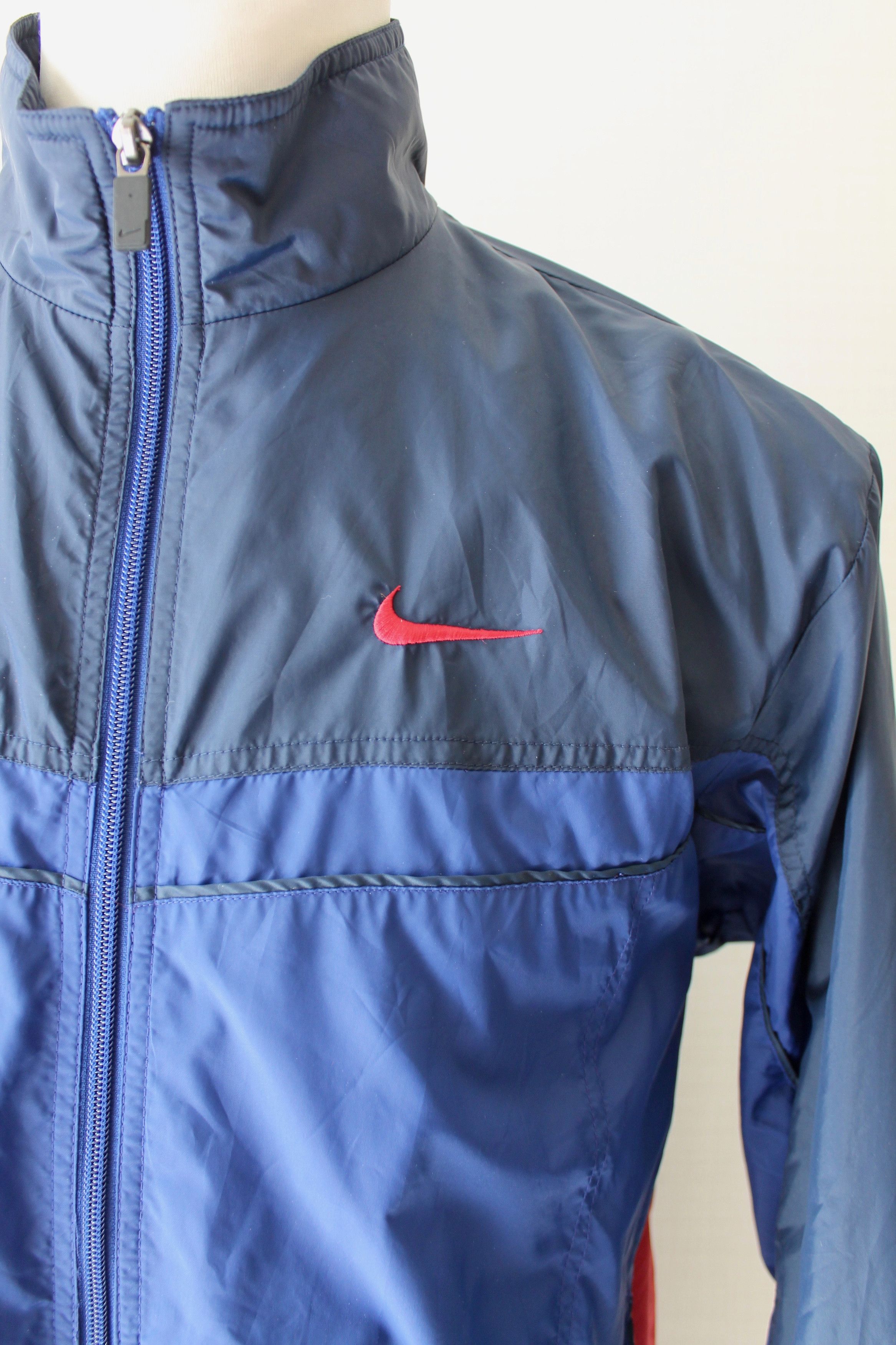 Nike Nike light jacket windbreaker full zip nylon Big SWOOSH Size US S / EU 44-46 / 1 - 3 Thumbnail