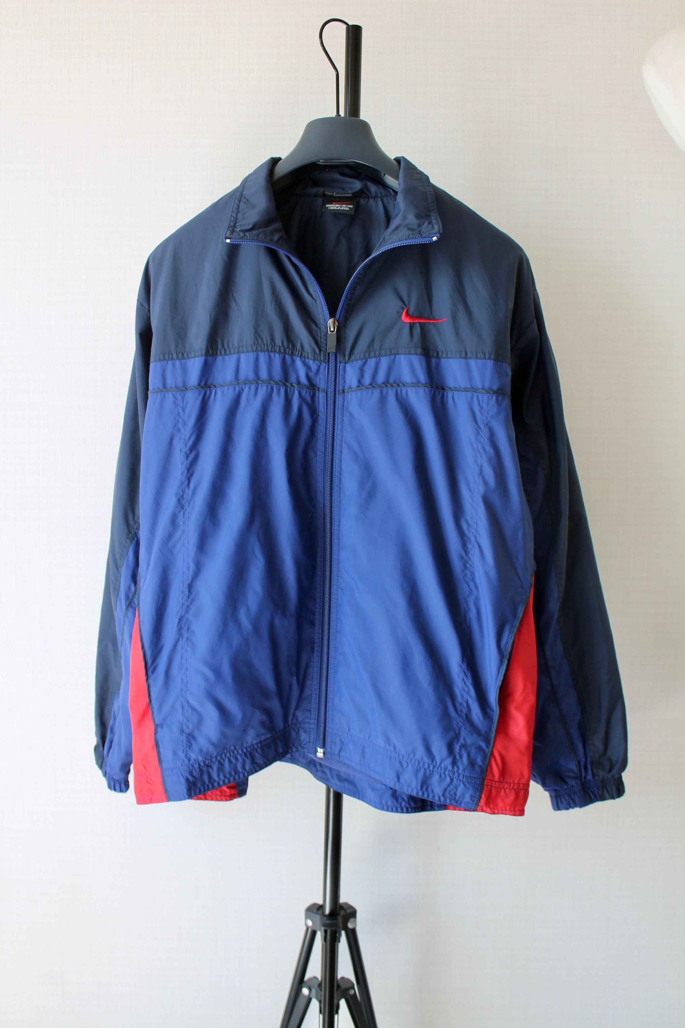 Nike Nike light jacket windbreaker full zip nylon Big SWOOSH Size US S / EU 44-46 / 1 - 7 Thumbnail