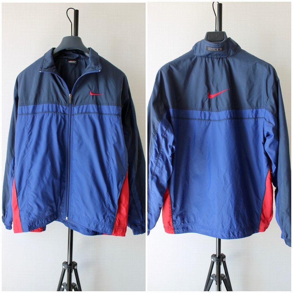 Nike Nike light jacket windbreaker full zip nylon Big SWOOSH Size US S / EU 44-46 / 1 - 1 Thumbnail