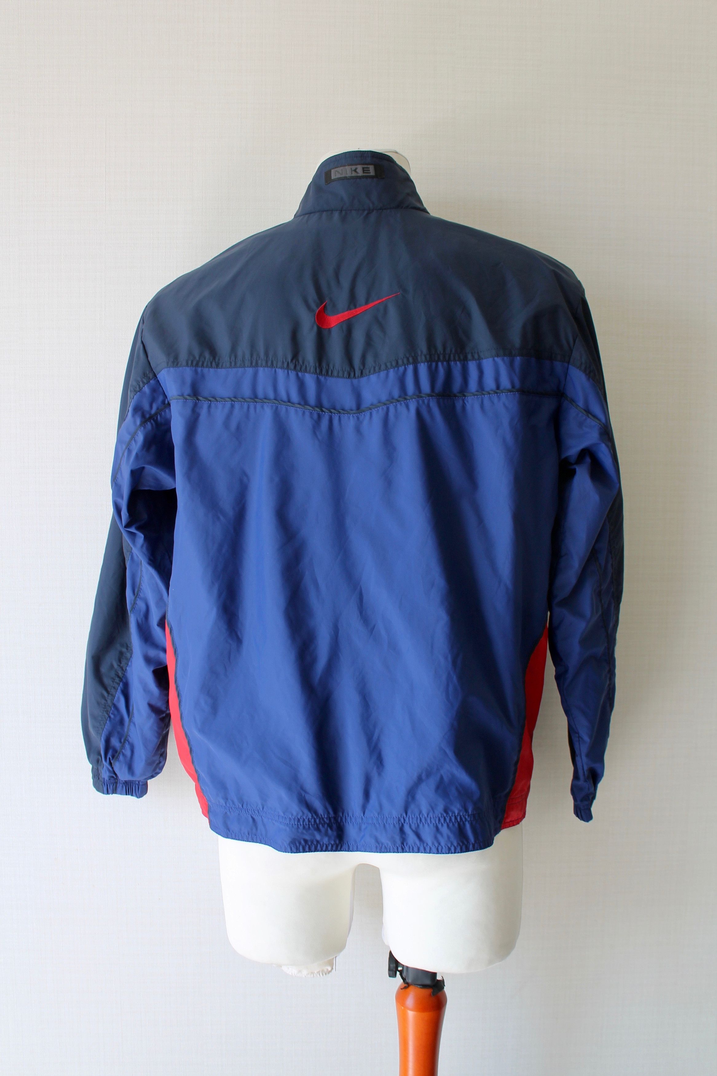 Nike Nike light jacket windbreaker full zip nylon Big SWOOSH Size US S / EU 44-46 / 1 - 5 Thumbnail