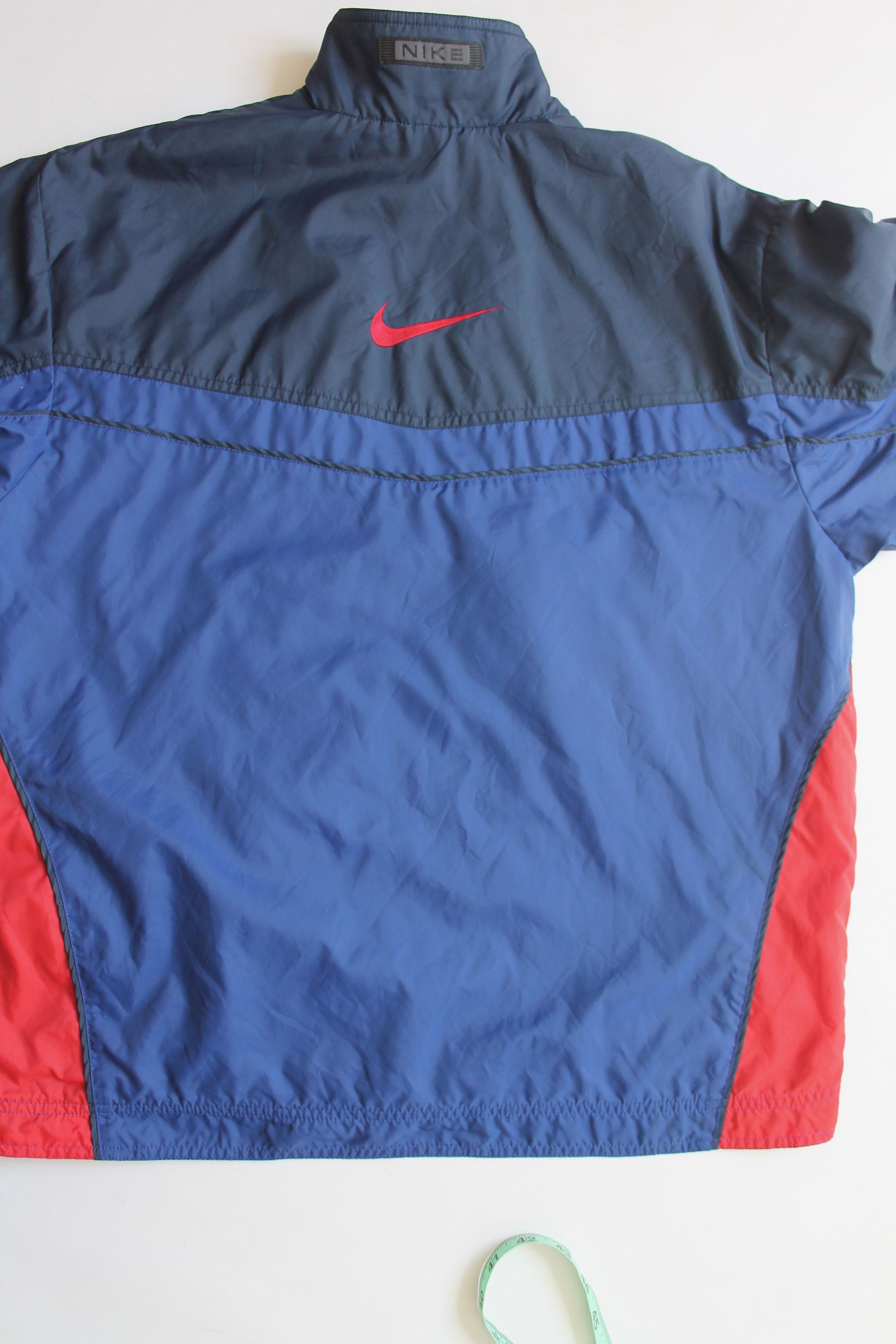 Nike Nike light jacket windbreaker full zip nylon Big SWOOSH Size US S / EU 44-46 / 1 - 16 Thumbnail