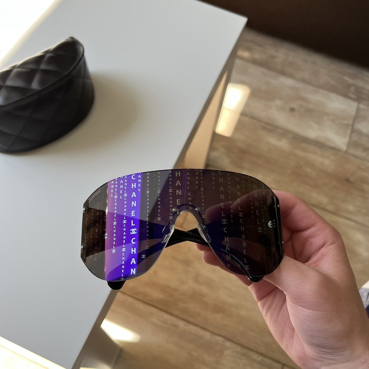 Just recieved my first Chanel item ever! 2017 shield runway sunglasses! : r/ chanel